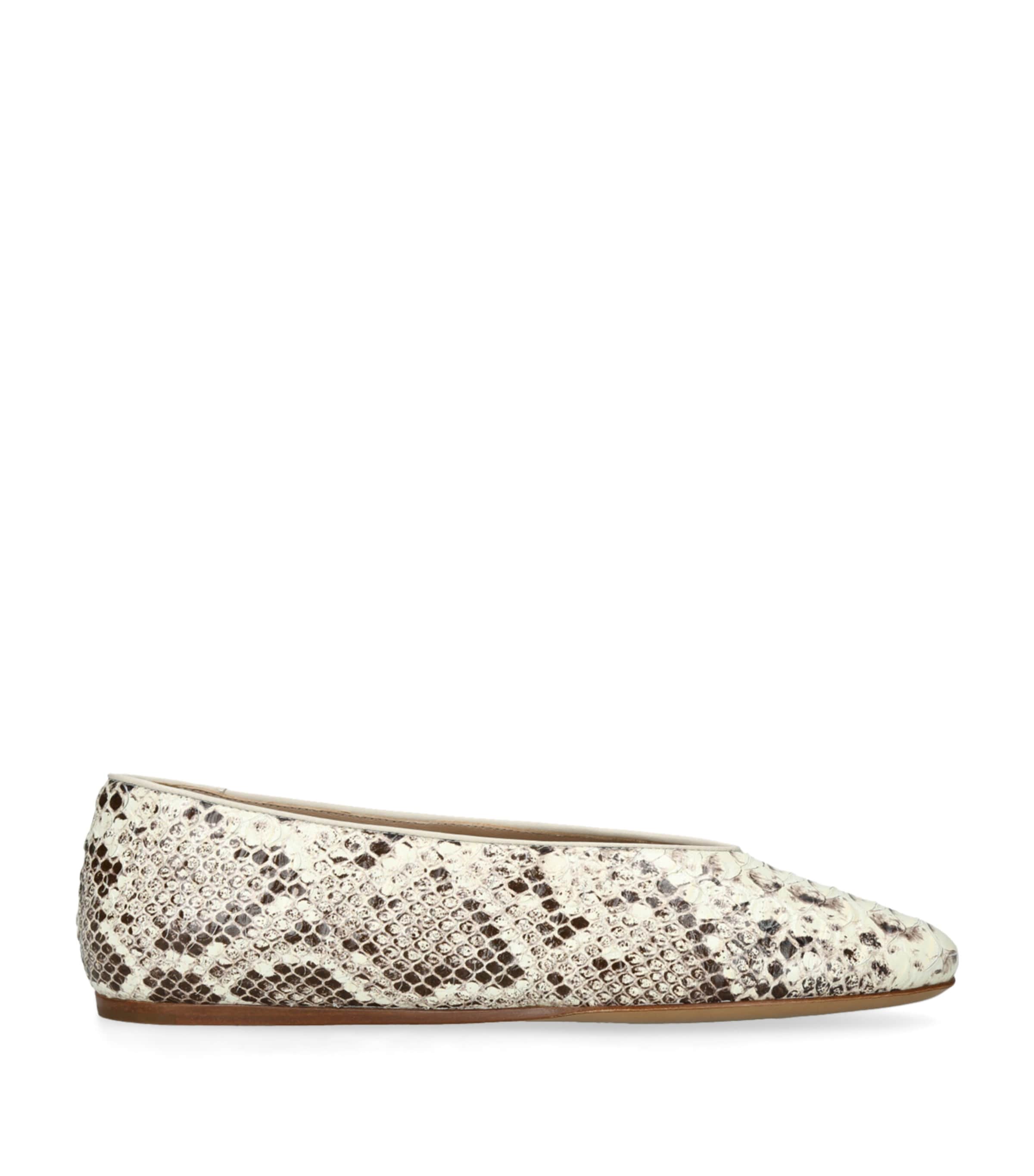 Le Monde Beryl Snakeskin-Effect Regency Ballet Flats Mult/other Image 1