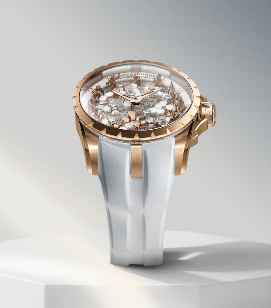 Roger Dubuis Rose Gold Knights of the Round Table The Enchanter Merlin Watch 45mm White Image 2