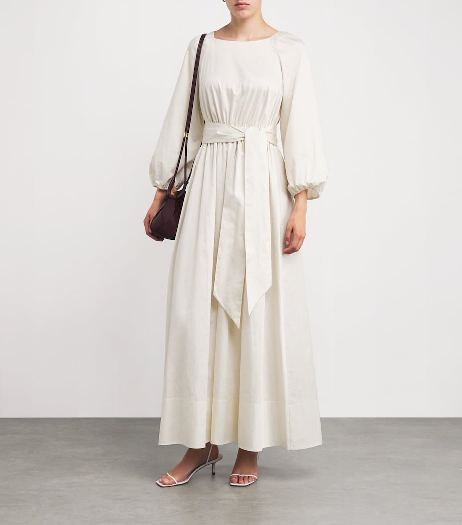 Cotton Bellan Maxi Dress IVORY Image 2