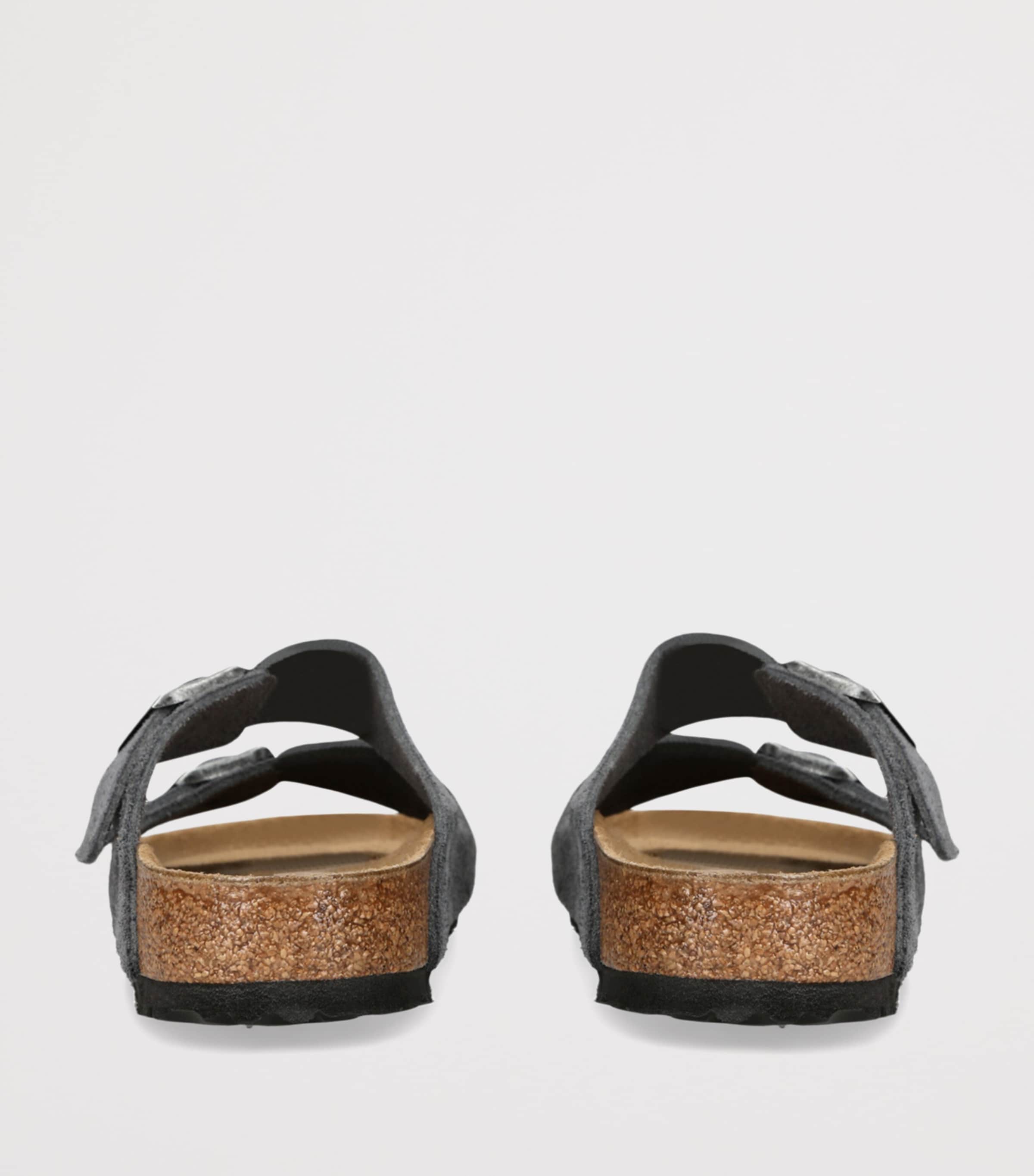 Birkenstock Suede Arizona Sandals Grey/dark Image 2
