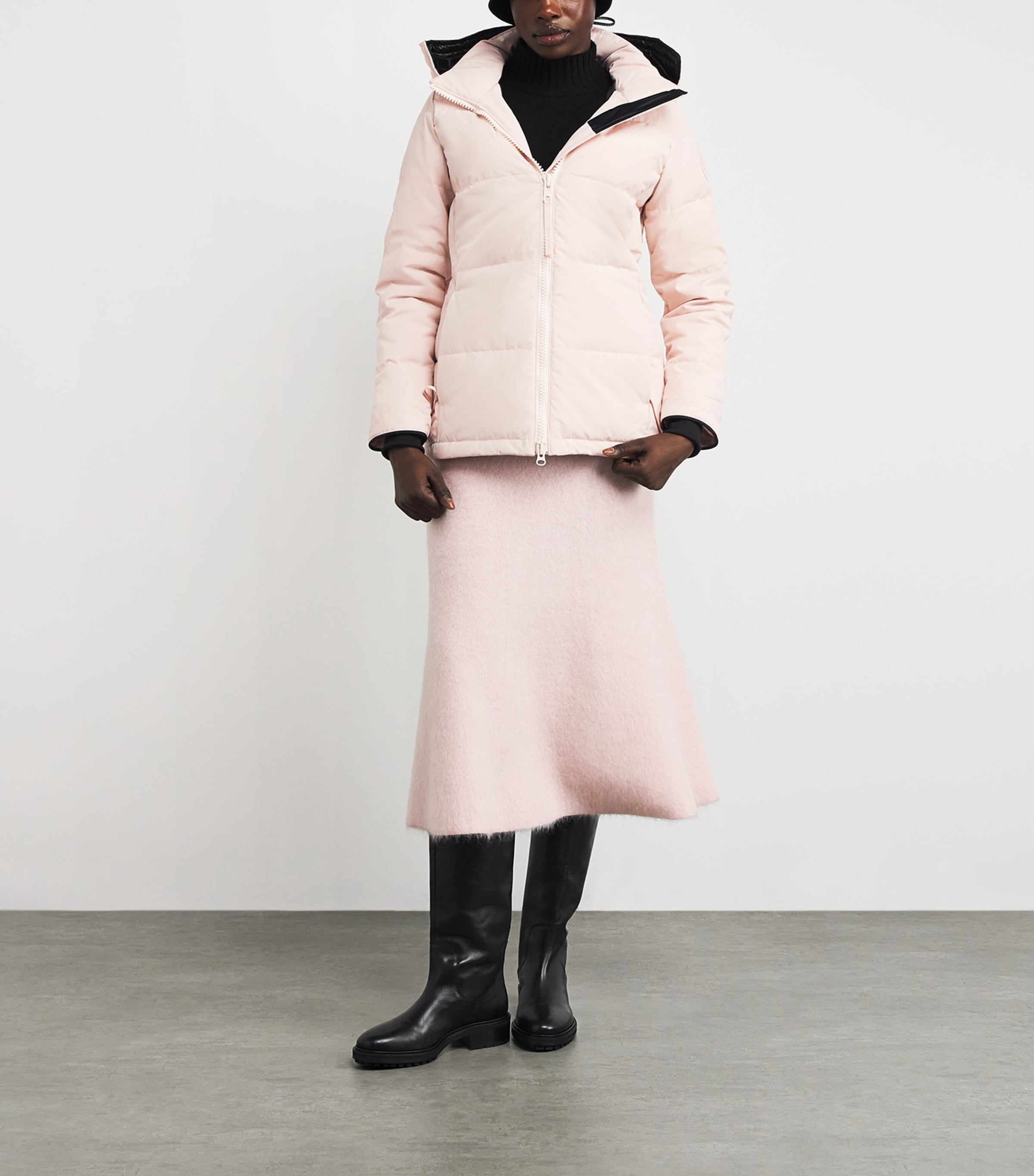 Down-Filled Chelsea Parka Coat 9392VINTAGE ROSE - ROSE VINTAG Image 2