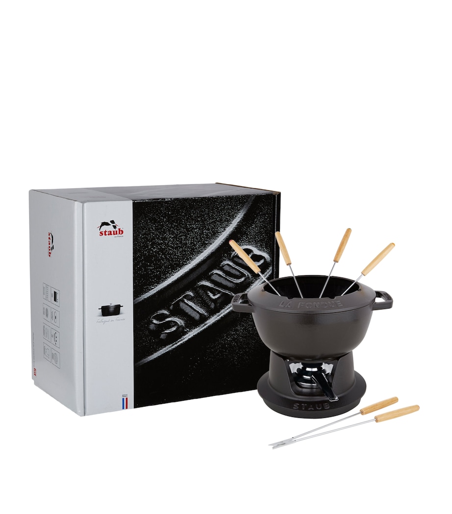 Black Fondue Set (20cm) BLACK Image 3