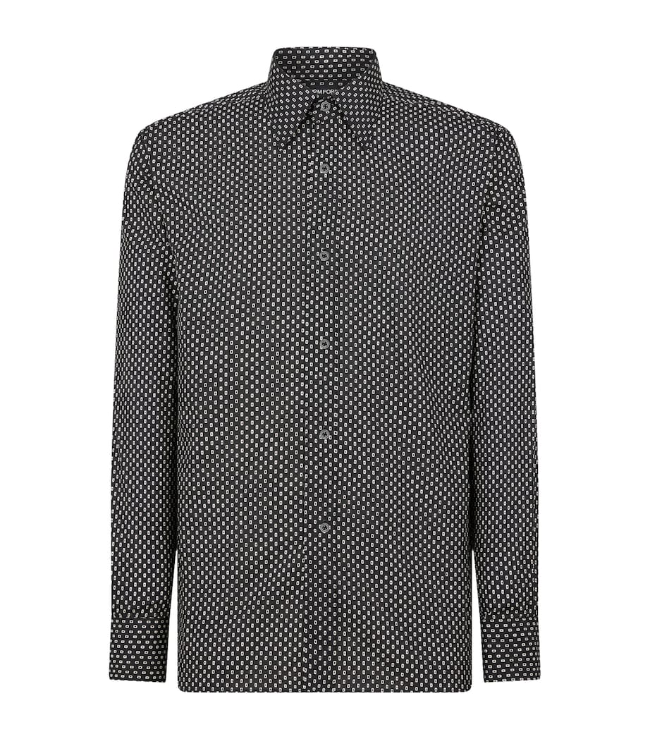 Cotton Voile Micro Pois Shirt ZBLEC Image 1