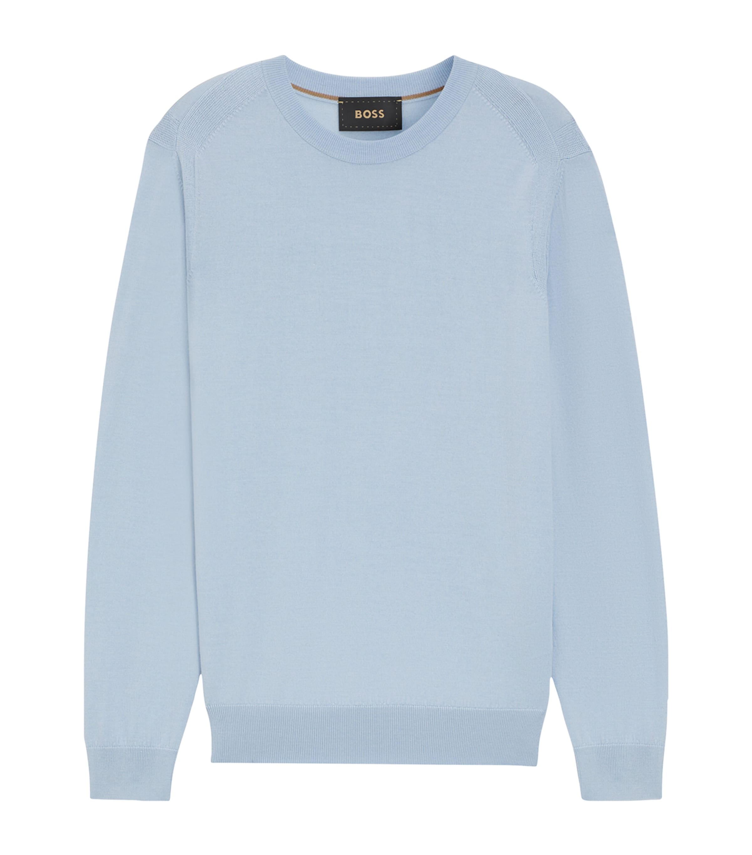 BOSS Mens Wool-Silk-Cashmere Sweater Image 1