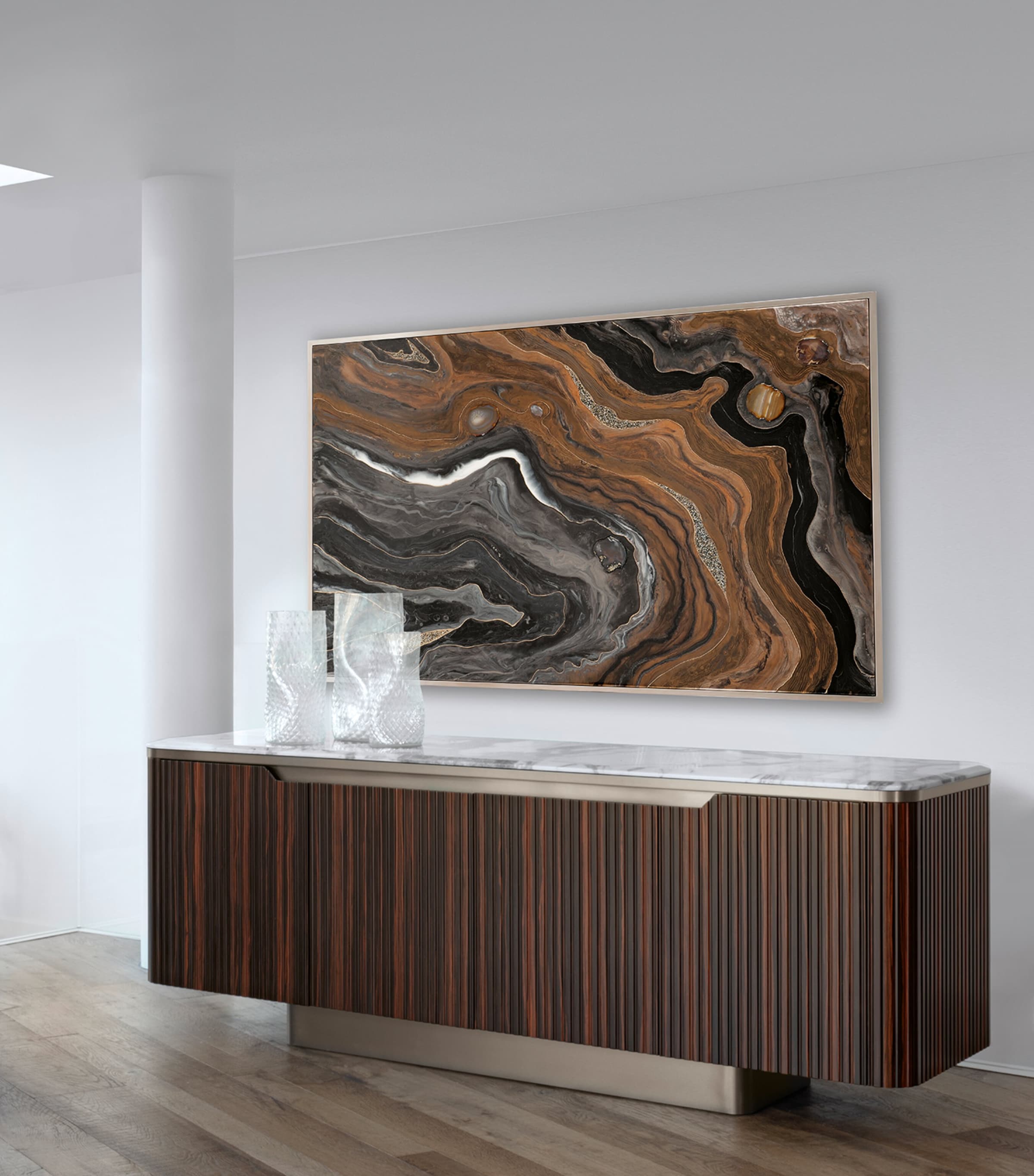 Luxor Buffet BROWN Image 2