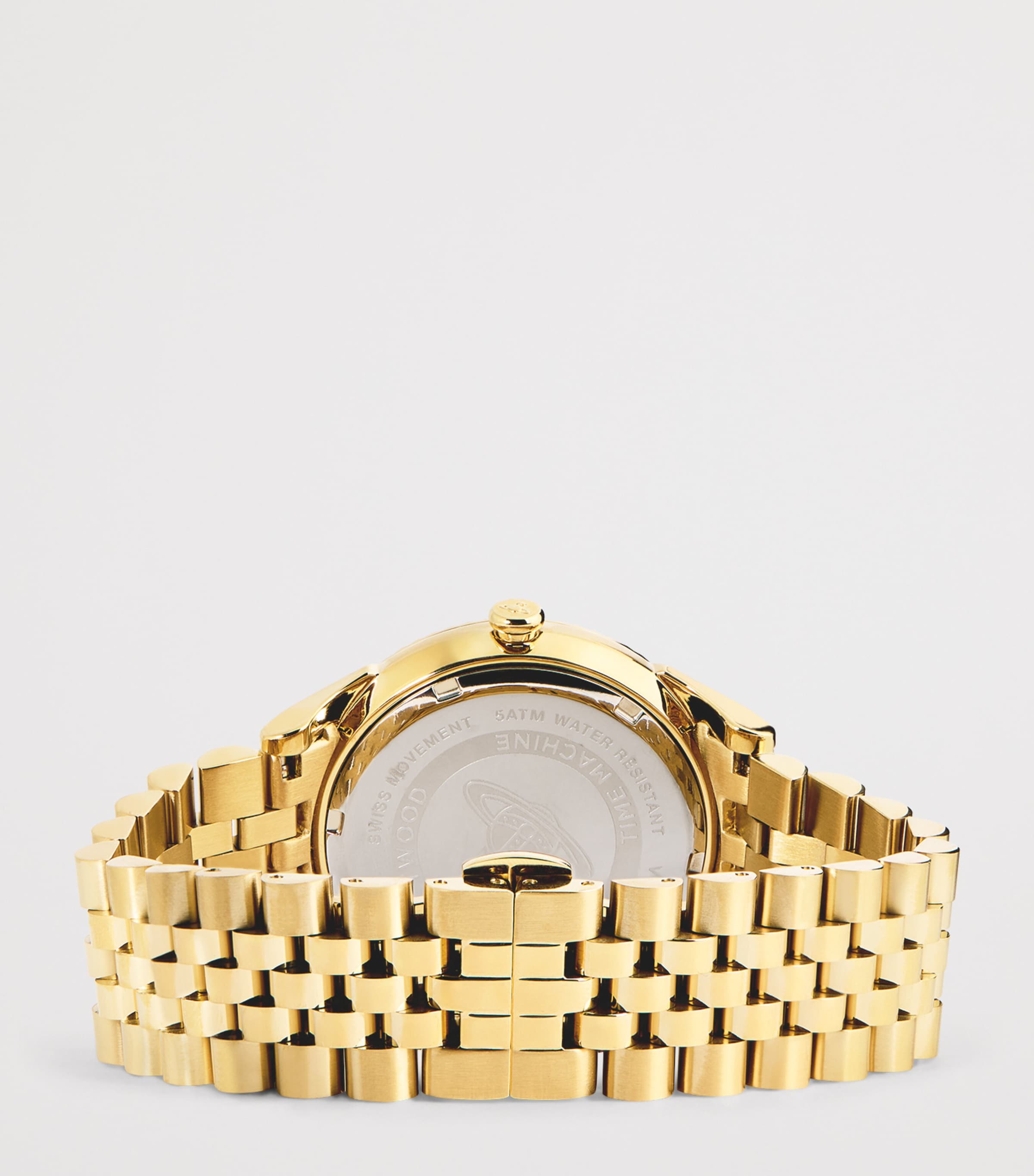 Vivienne Westwood Stainless Steel The Seymour Watch 38mm Gold Pink Image 3