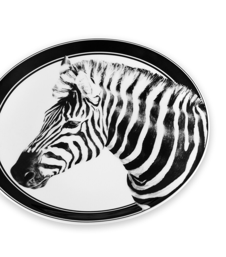Set of Two Zebra Dessert Plates (19cm) UZ004 ZEBRA Image 5