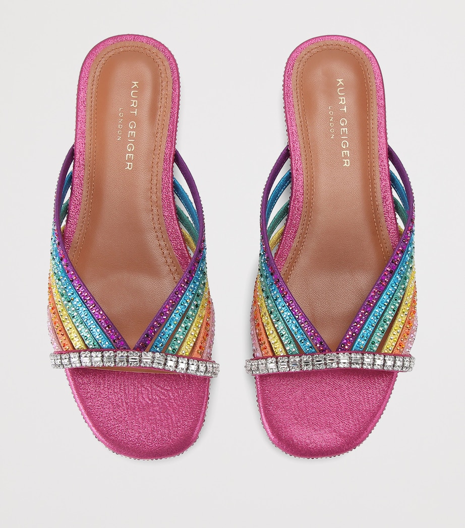 Kurt Geiger London Crystal-Embellished Slides Mult/other Image 4