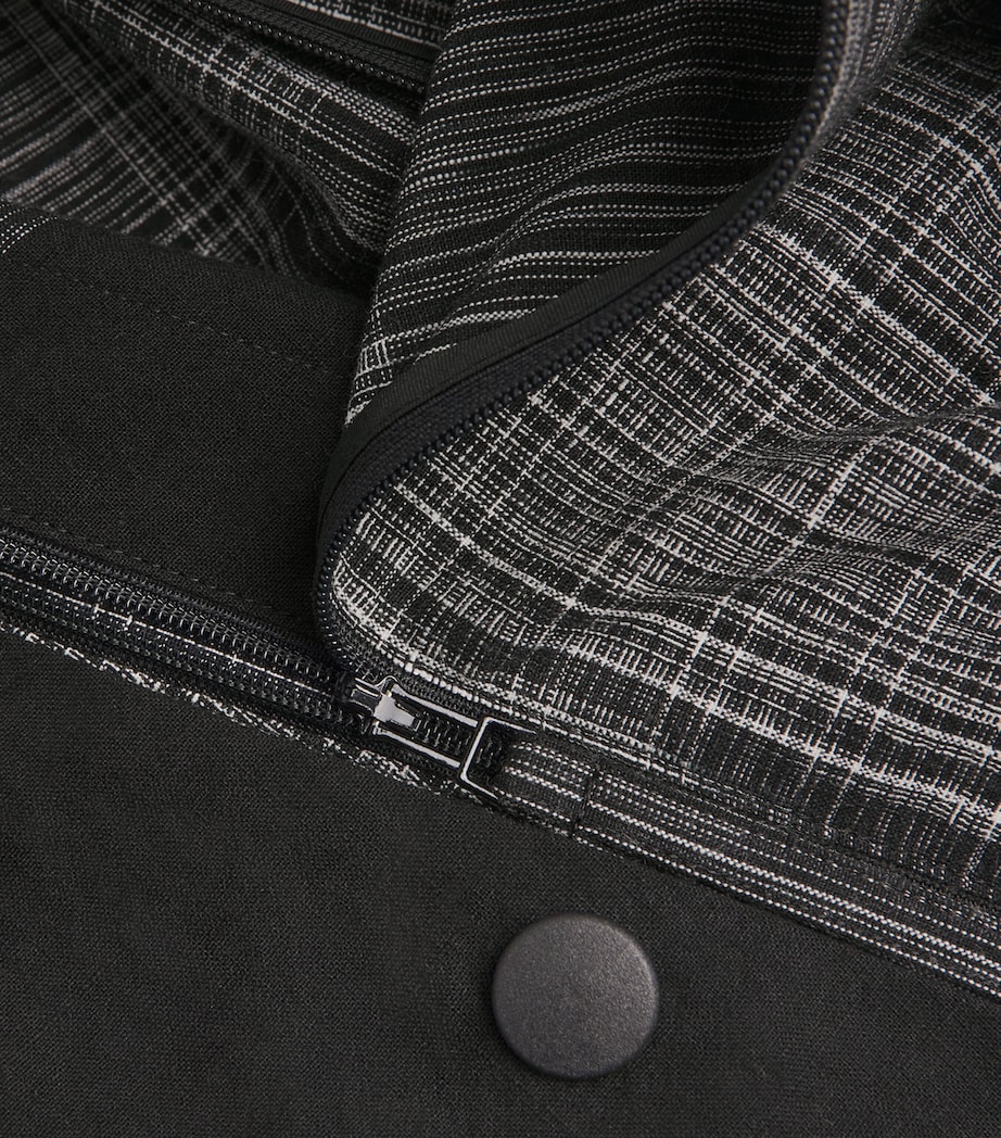 Kasuri Coat 15-BLACK Image 5