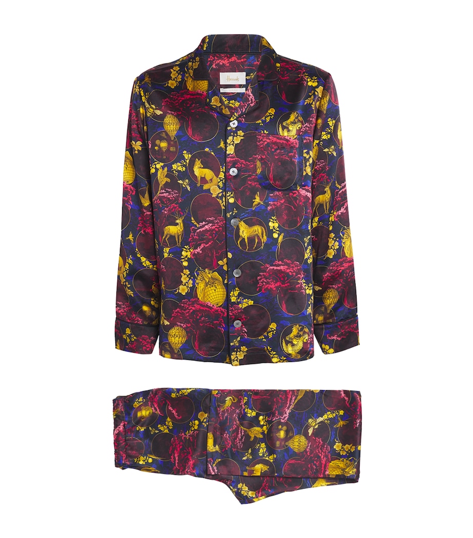 Silk Toile Pyjama Set MULTI Image 1