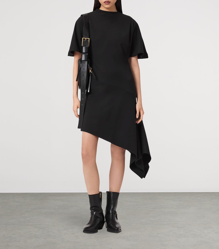 AllSaints Womens Rosa Mini Dress Black Image 5