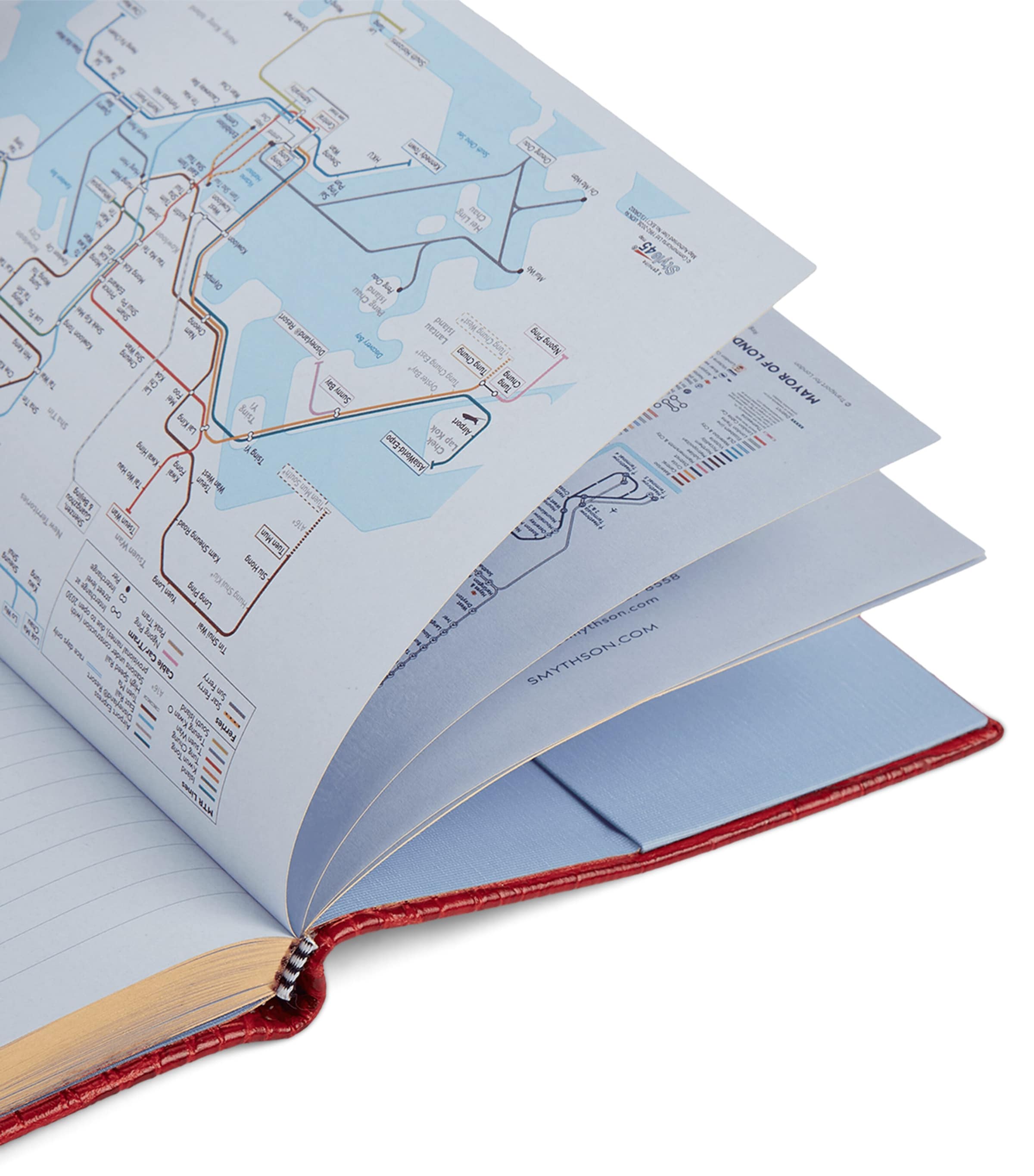 Smythson Leather Soho Weekly Diary 2027 Red Image 7