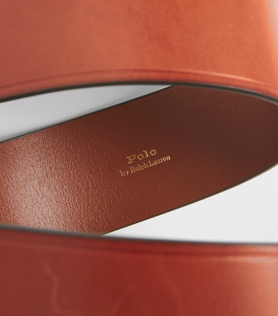 Polo Ralph Lauren Leather Belt Cuoio Image 4