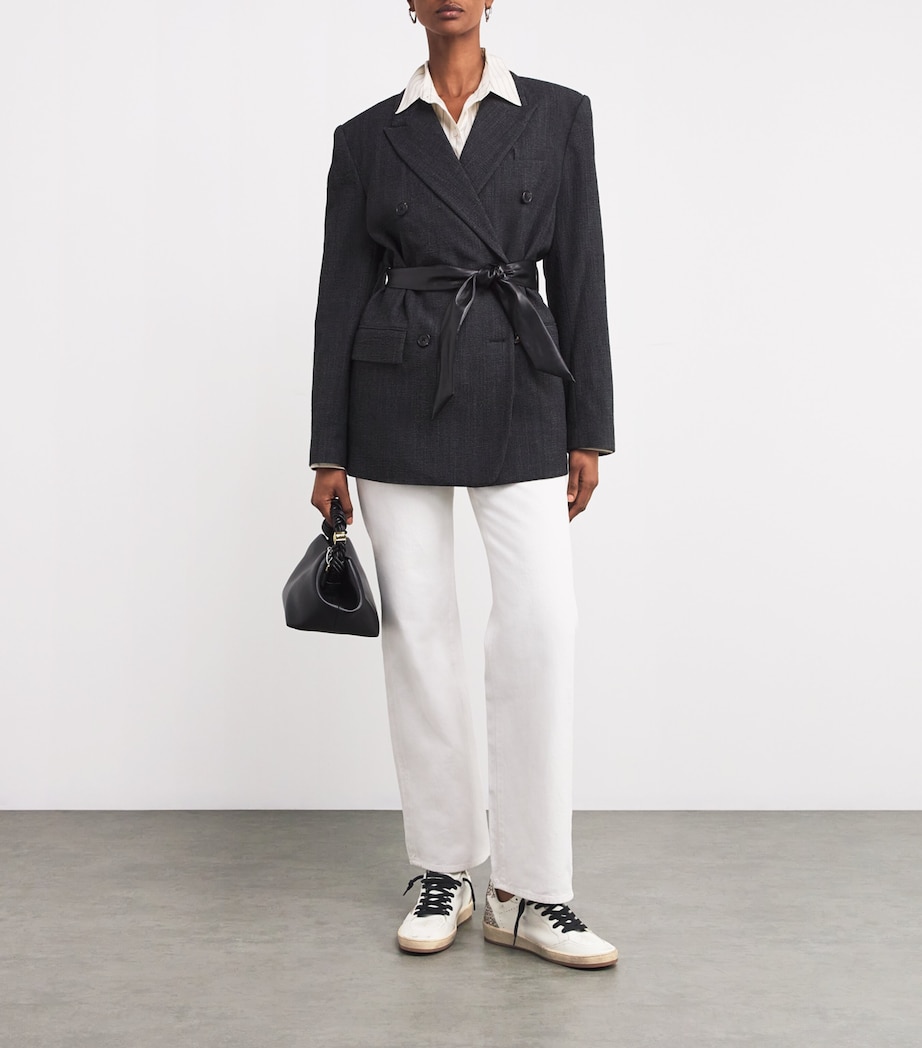 Leather Ball Star Sneakers WHITE/COMB Image 5