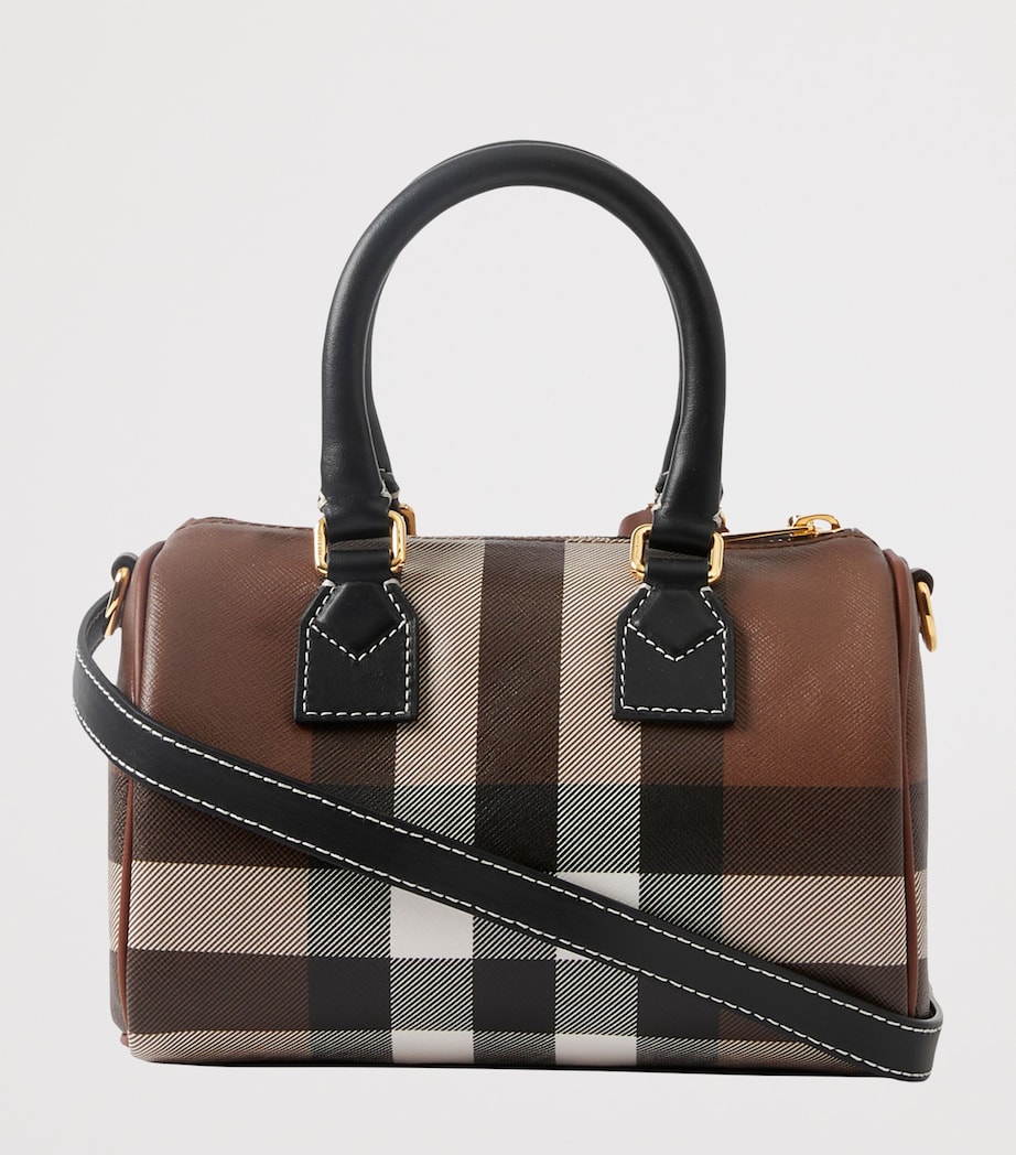 Mini Check Bowling Bag DARK BIRCH BROWN CHK Image 3