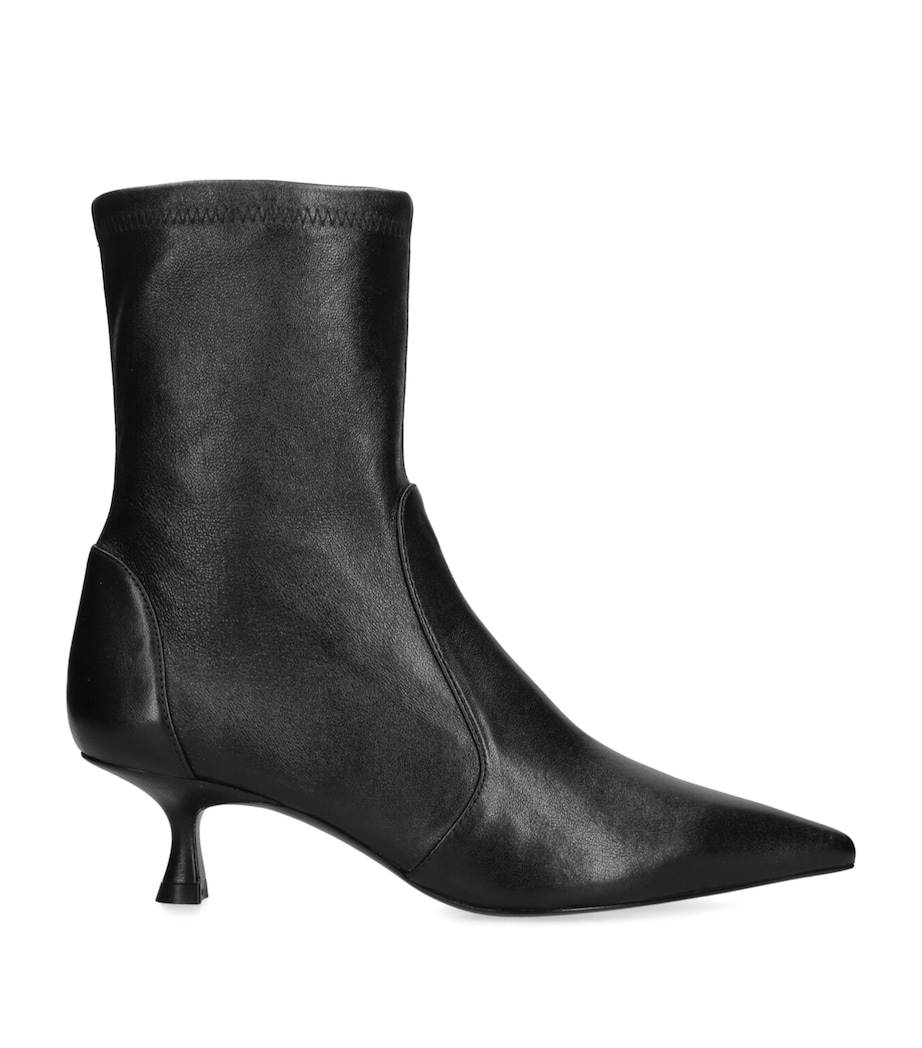 Leather Naomi Ankle Boots 50 BLACK Image 1