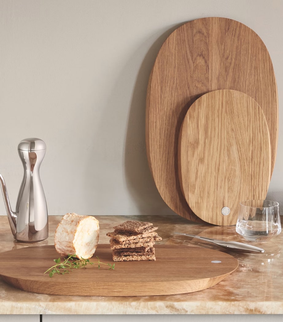 Georg Jensen Wooden Alfredo Serving Board (42cm) Stainless Steel Image 2