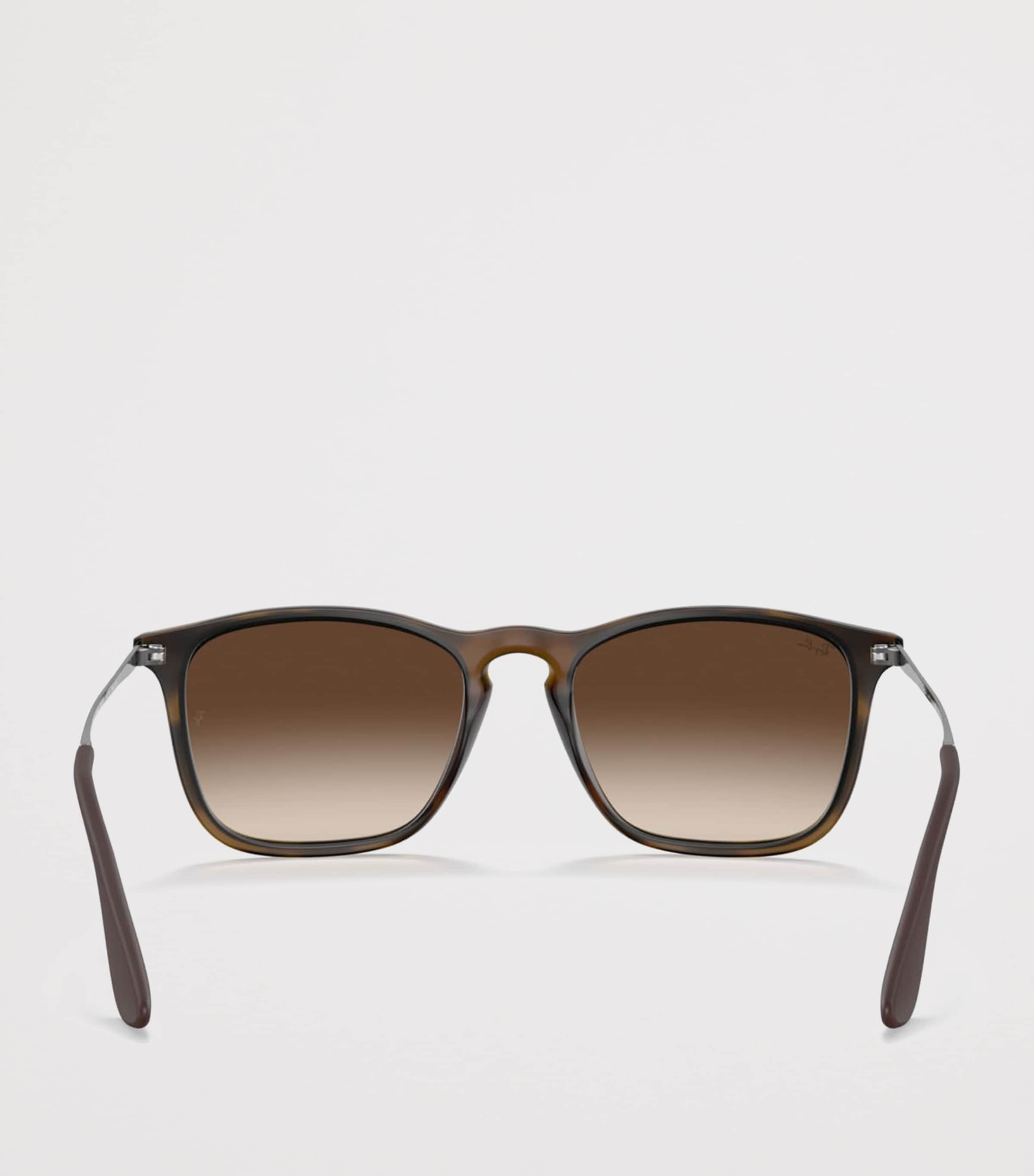 Ray-Ban Chris Square Sunglasses Brown Image 4
