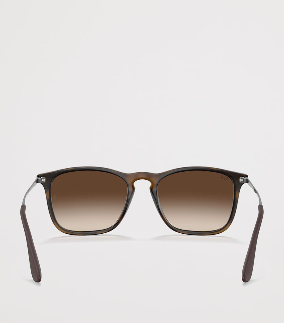 Ray-Ban Chris Square Sunglasses Brown Image 4