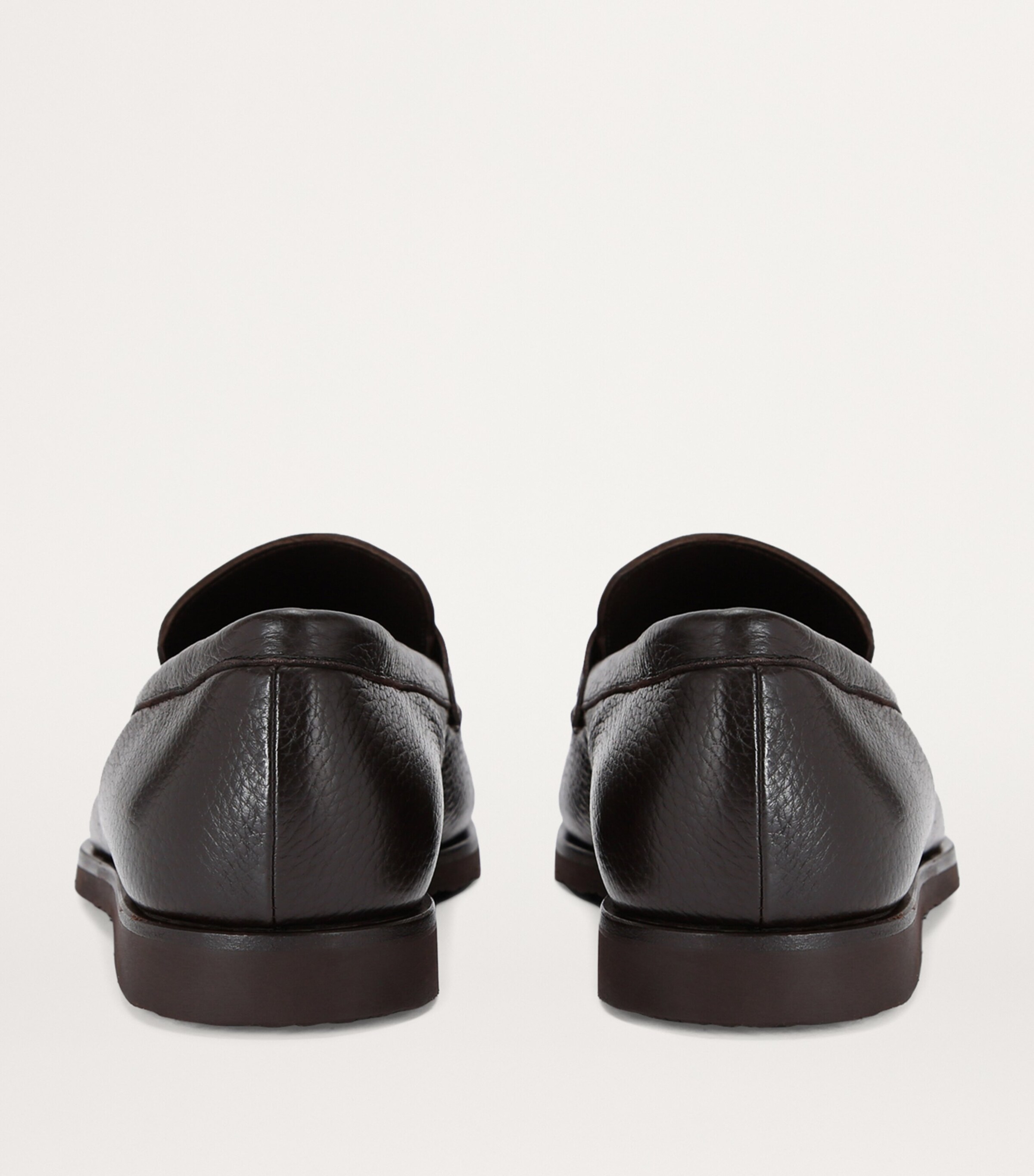 Harrys London Leather Beck Loafers Dark Brown Image 2