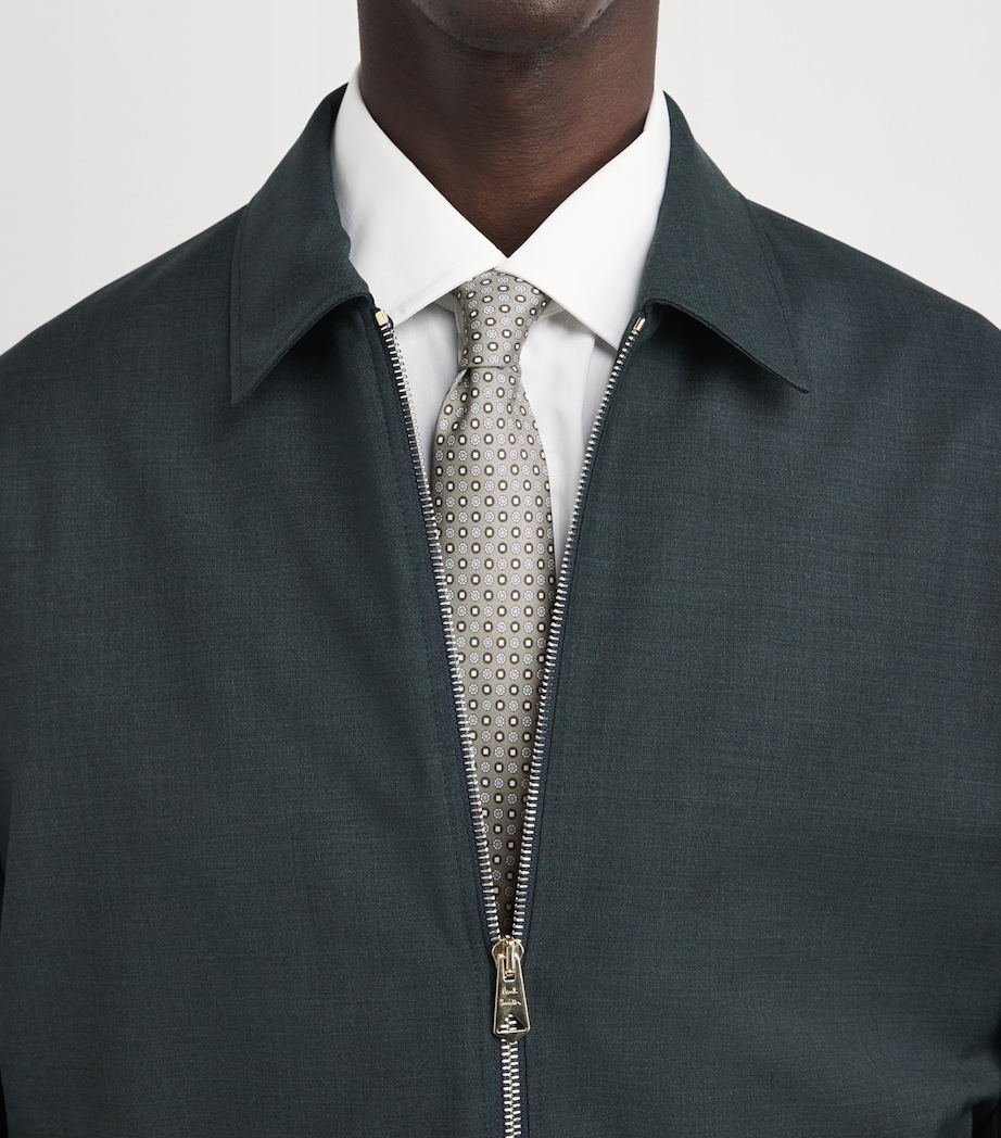 Canali Silk Medallion Print Tie Image 2