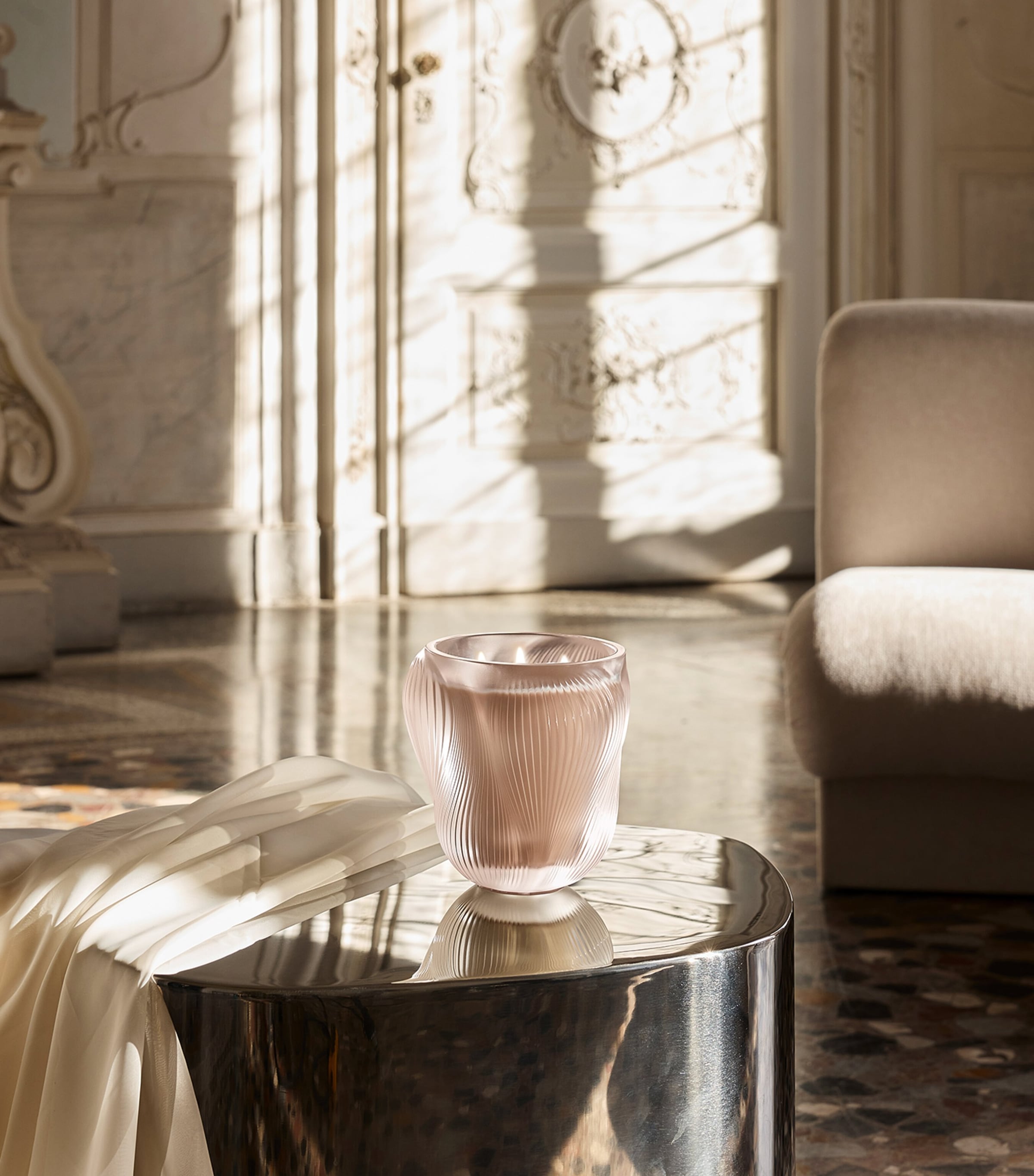 Lalique Crystal Alizé Scented Candle (750g) Clear Image 2