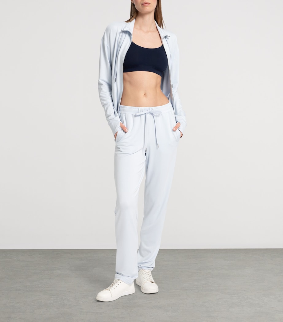 Balance Zip-Up Cardigan POWDER BLUE Image 5