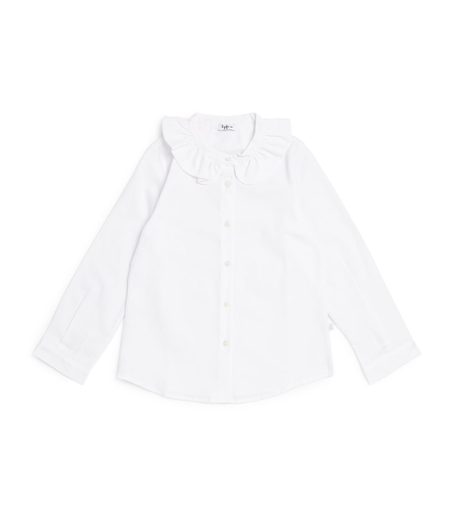Il Gufo Cotton Blouse (2-12 Years) White Image 1