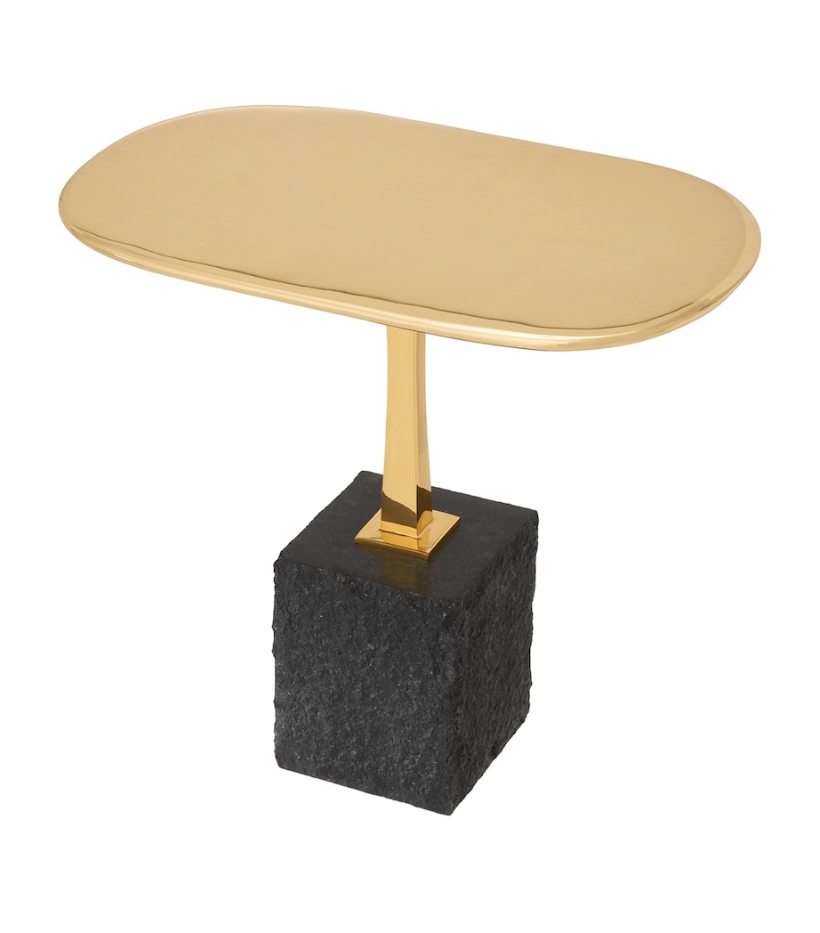 Large Kayan Side Table BRASS Image 3