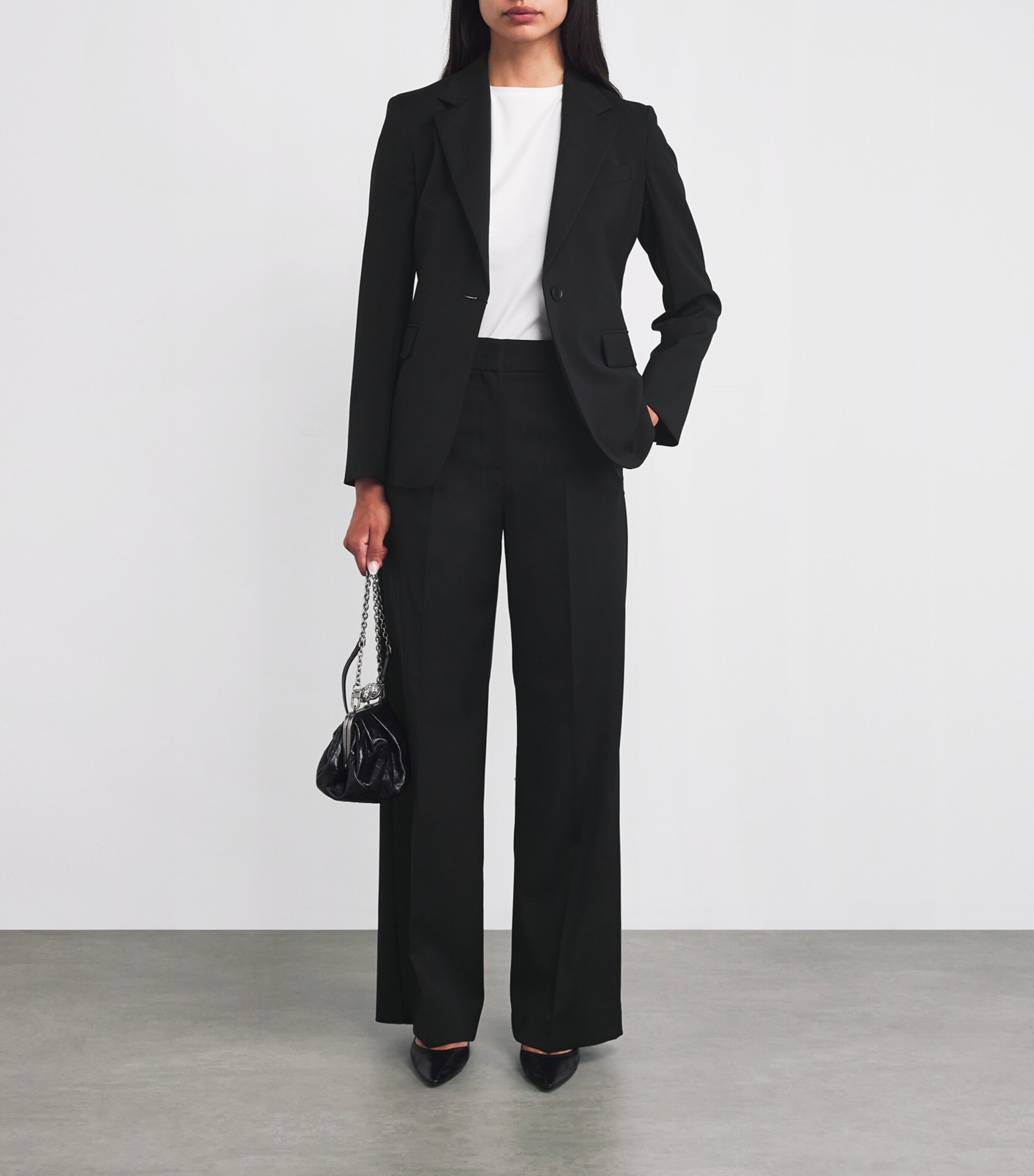 Weekend Max Mara Virgin Wool Wide-Leg Trousers | Women Clothing | Trousers | Tailored Trousers | Workwear | Designers | Weekend Max Mara Weekend Max Mara Virgin Wool Wide-Leg Trousers | Women Clothing | Trousers | Tailored Trousers | Workwear | Designers | Weekend Max Mara