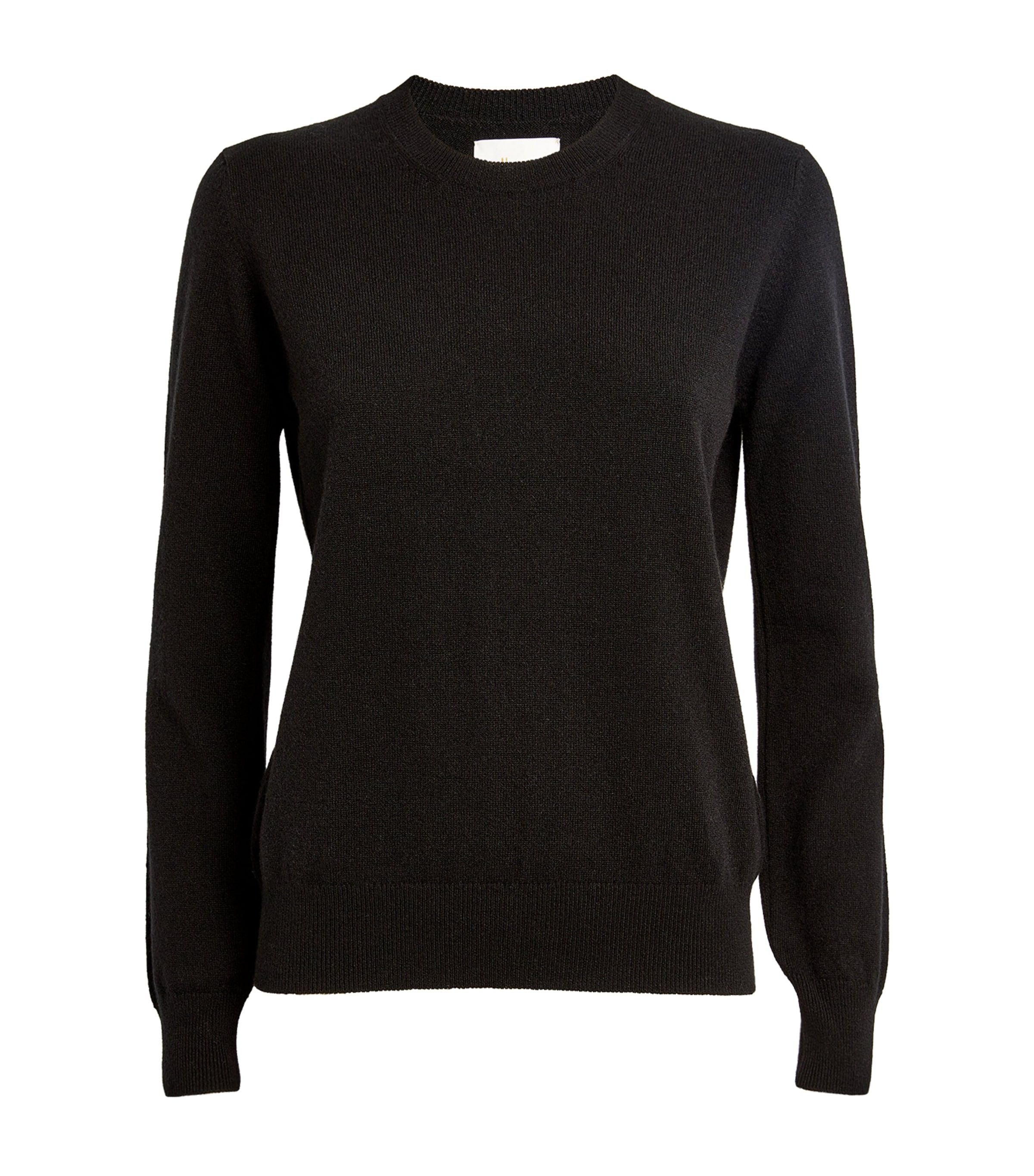 Shop Harrods Cashmere Crew-neck Sweater In Black