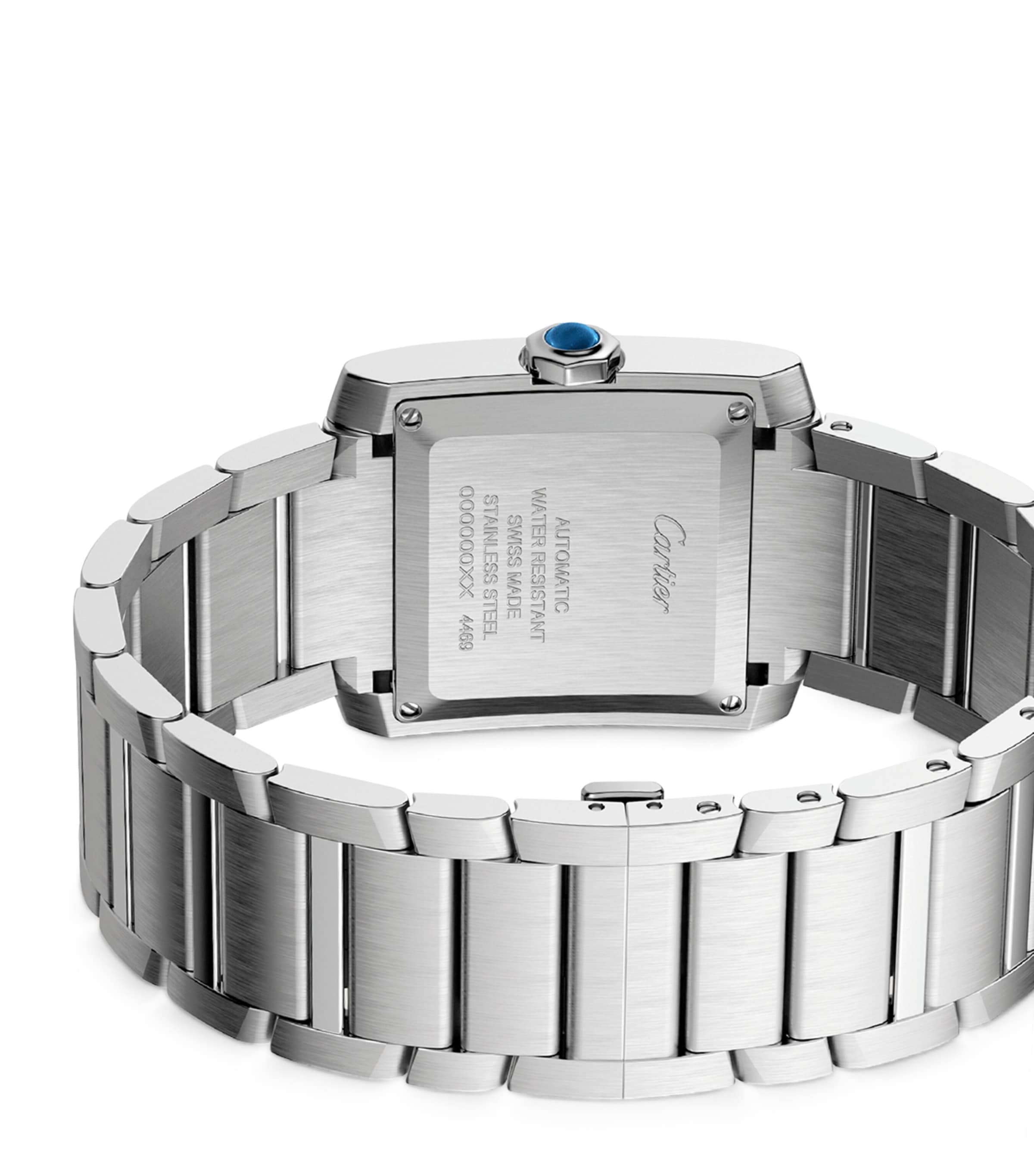 Large Steel Tank Française Watch 30.5mm SILVER Image 5