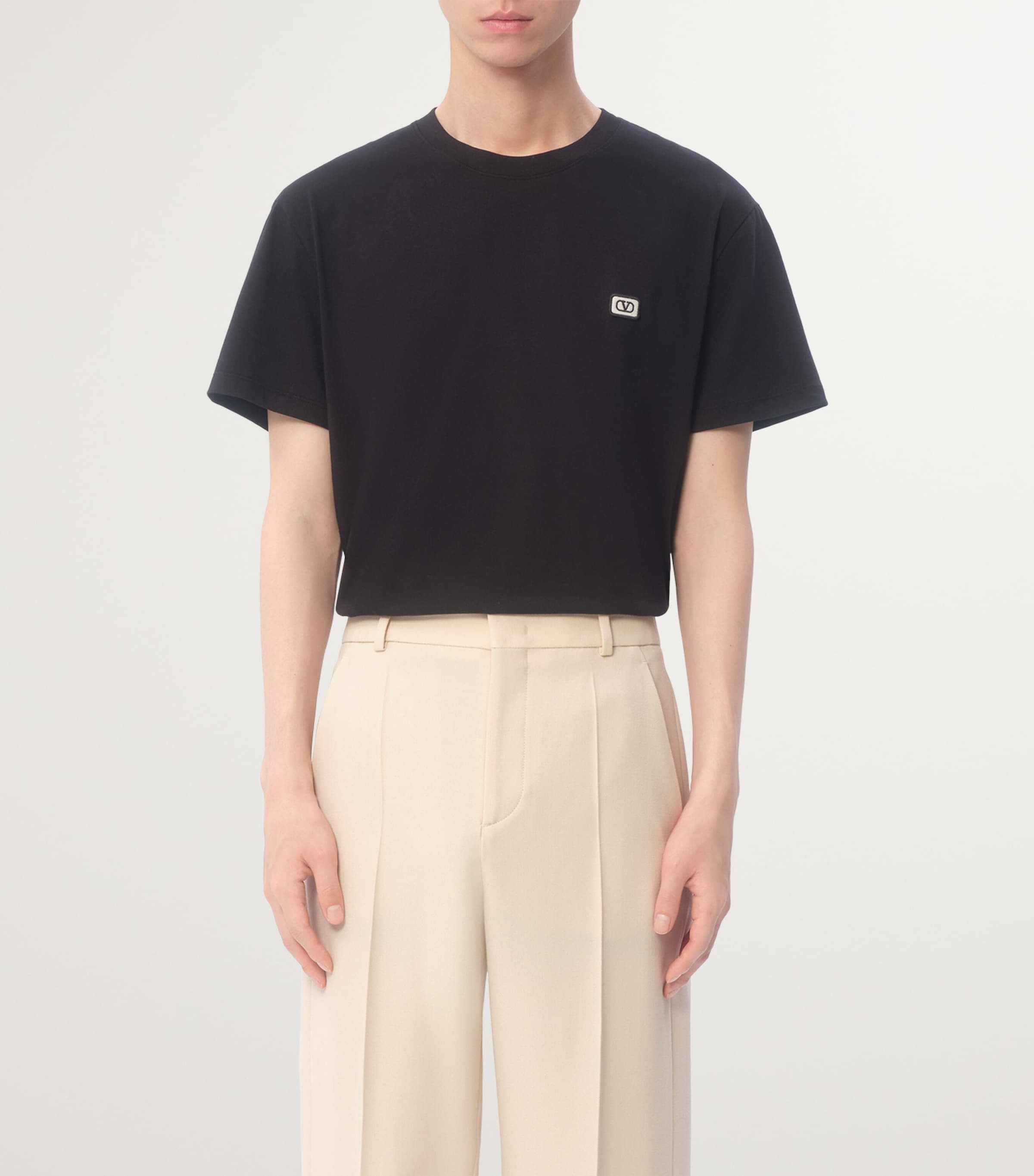 Cotton VLogo T-Shirt 0NO Image 3