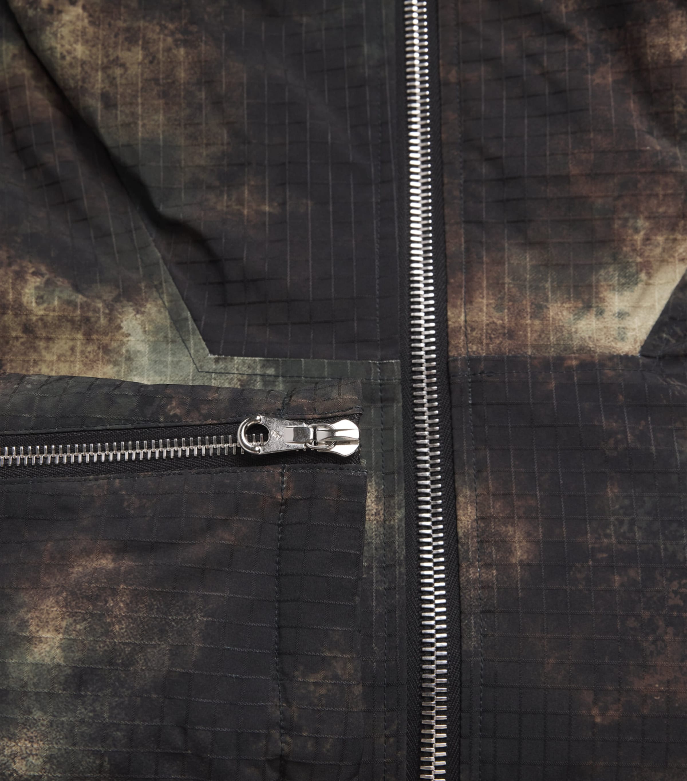 Canvas Camo Print Cropped Parka Jacket DIGICAMO Image 5