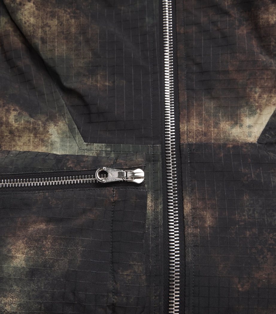 Canvas Camo Print Cropped Parka Jacket DIGICAMO Image 5