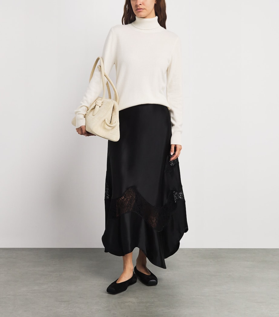 Cashmere Pure Rollneck Sweater 2040 OFF WHITE Image 2