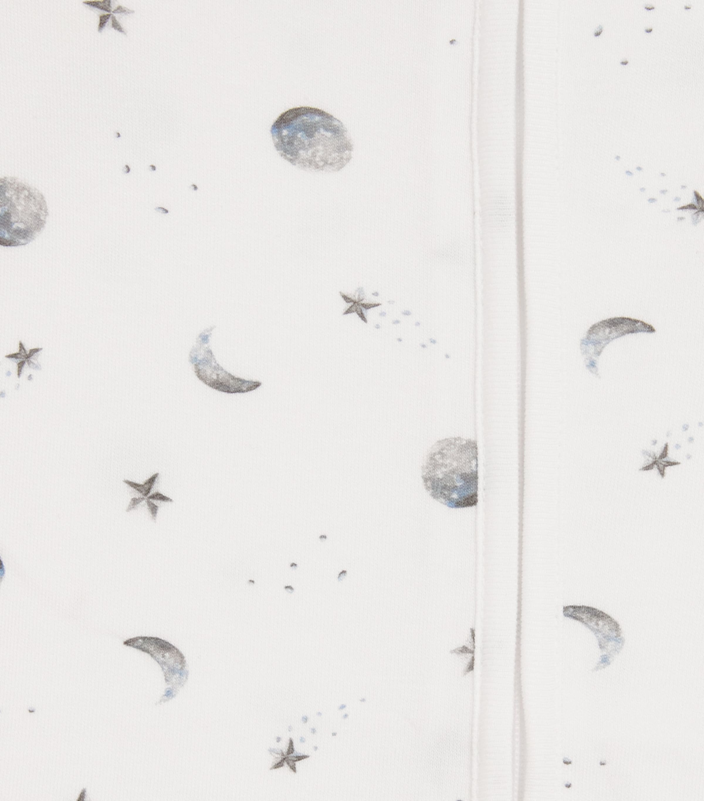 Rosa & Blue Starlit Moon All-In-One (0-3 Months) White Image 3