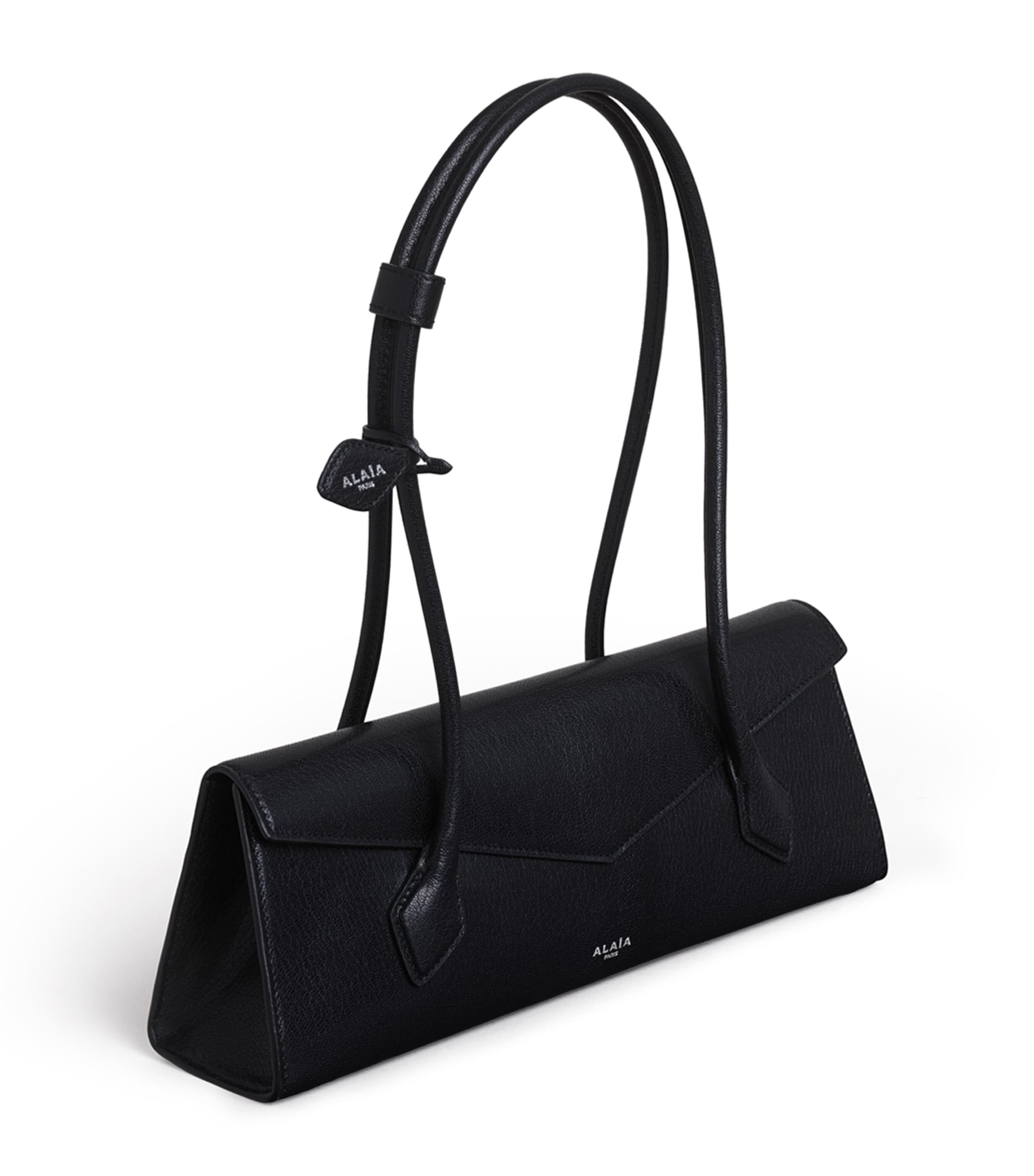 Alaïa Medium Leather Le Teckel Shoulder Bag Black Image 2