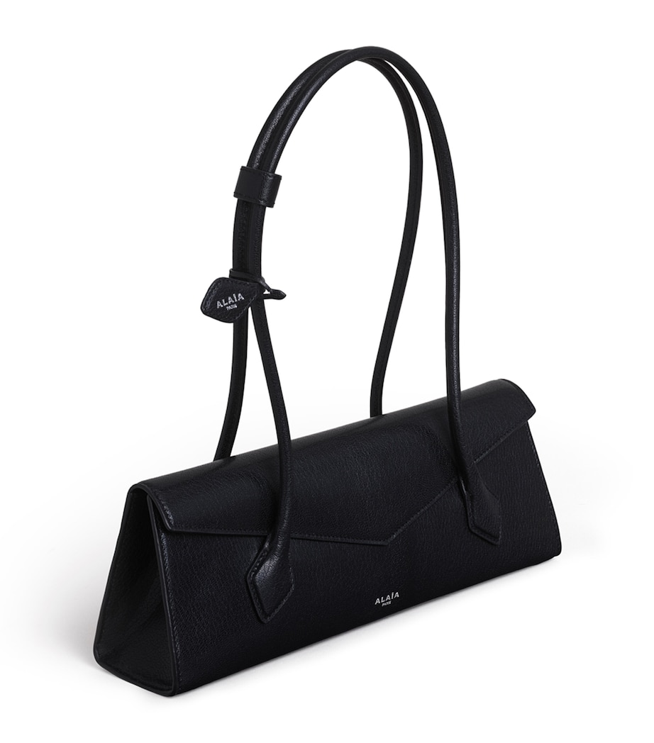 Alaïa Medium Leather Le Teckel Shoulder Bag Black Image 2