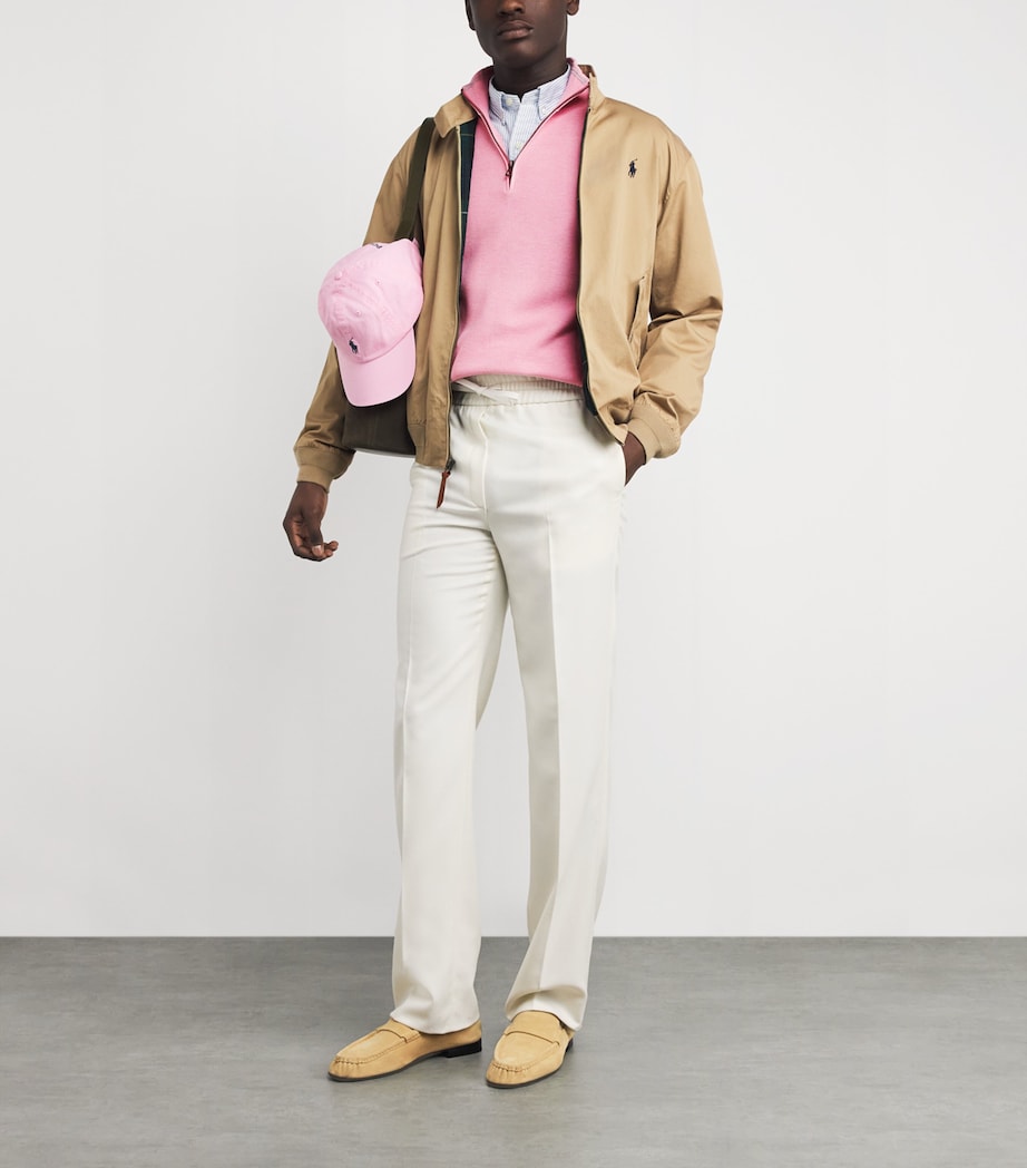 Cotton Half-Zip Sweater CRNTION PINK HEATHER Image 2