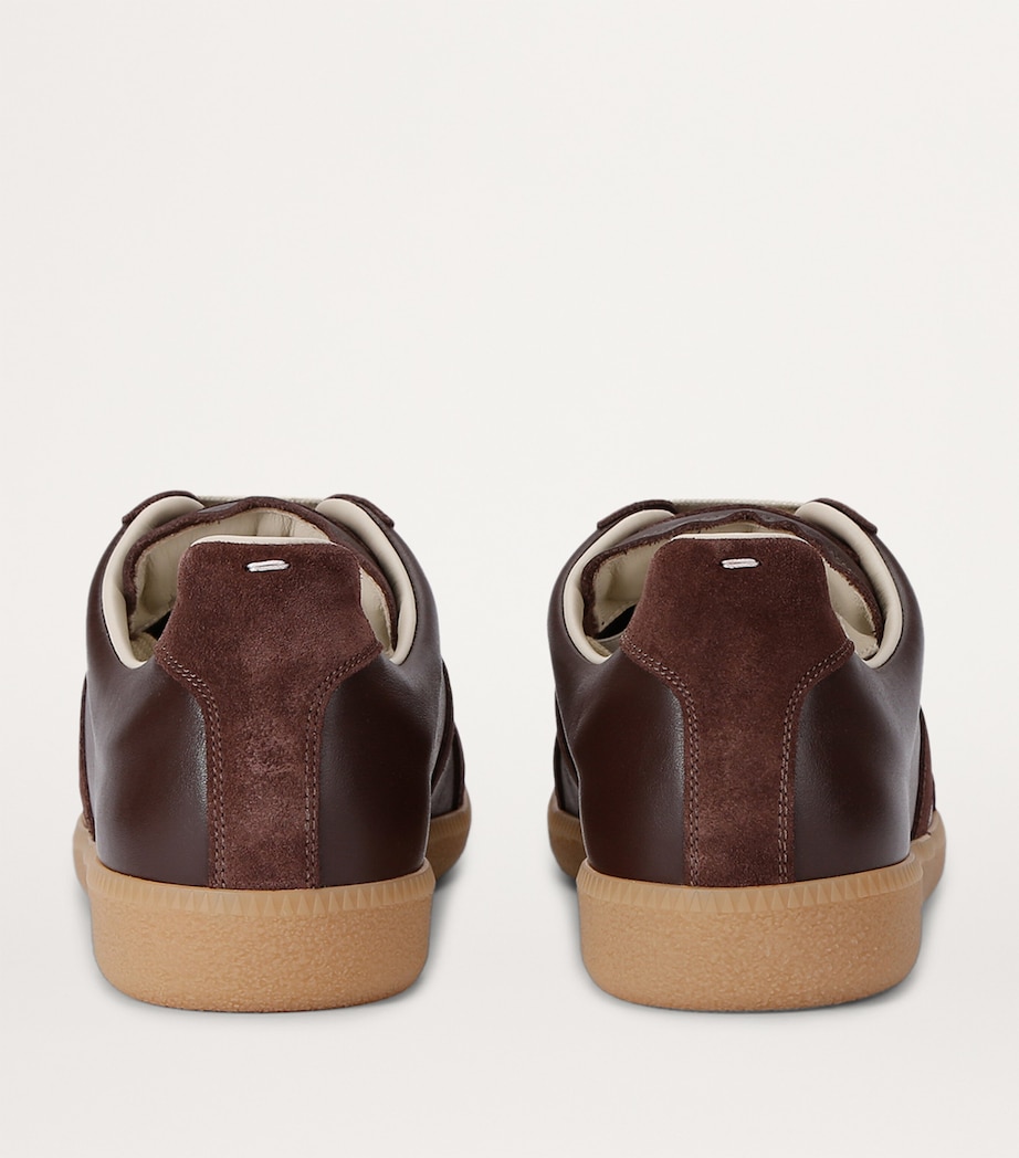 Leather Replica Sneakers BROWN Image 2