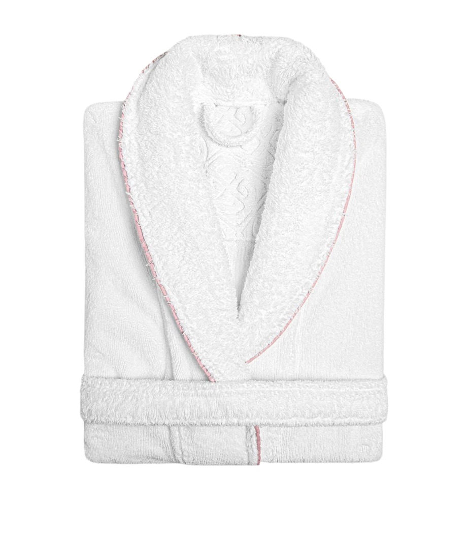 Cotton Portobello Bathrobe (Small/Medium) PEARL Image 1
