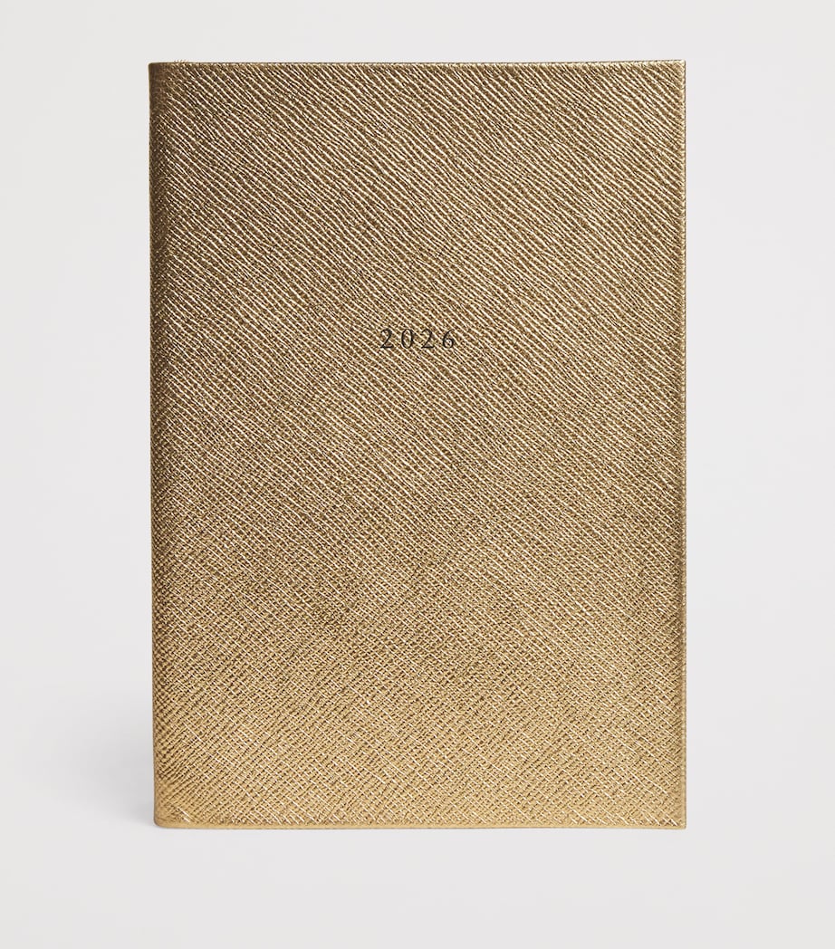 Leather A5 Diary 2026 GOLD Image 2