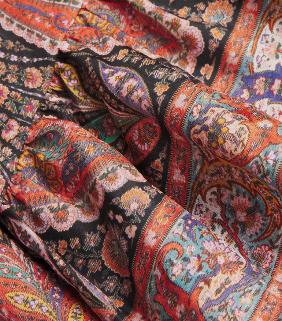 Silk Rhiannon Blouse BLKP BLACK PAISLEY Image 5