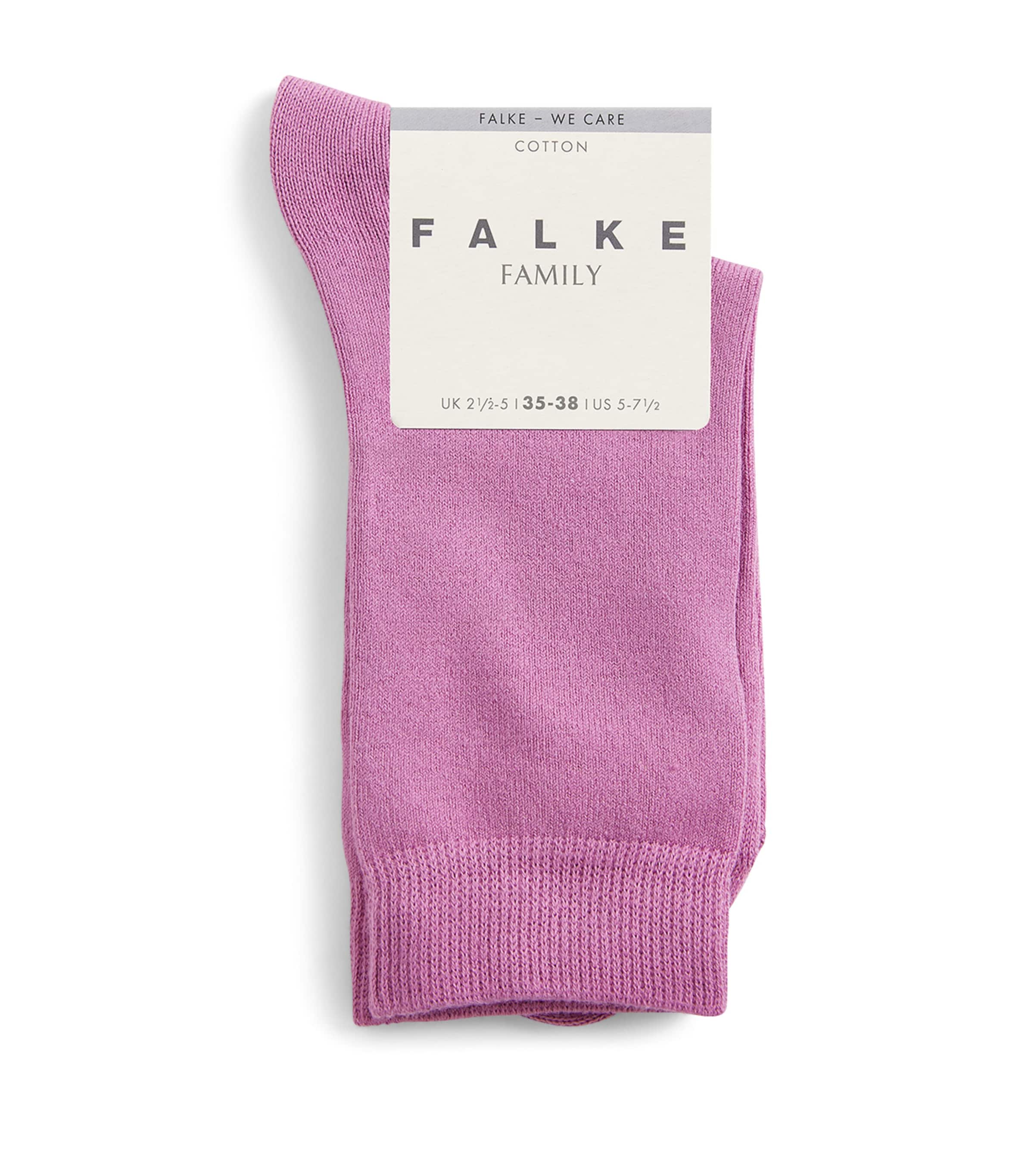 Falke Womens Mid-Calf Family Socks Blush Image 1