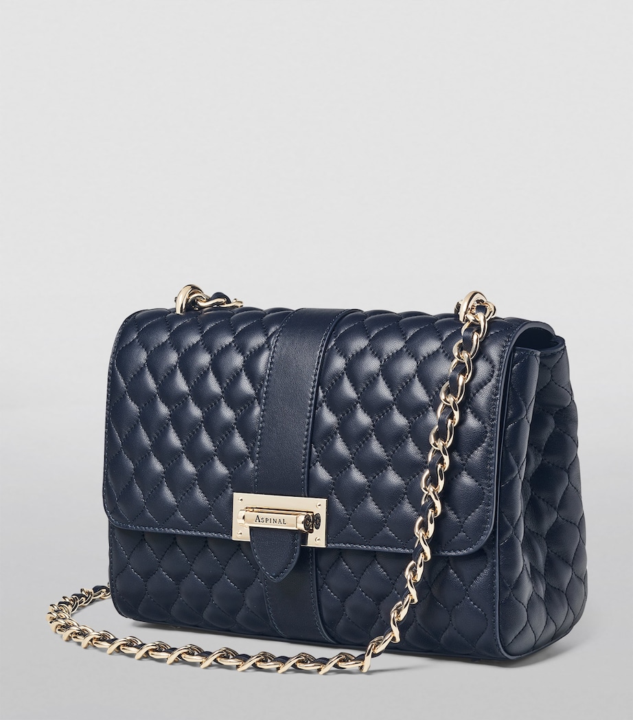 Large Lottie Shoulder Bag NAVY Image 5