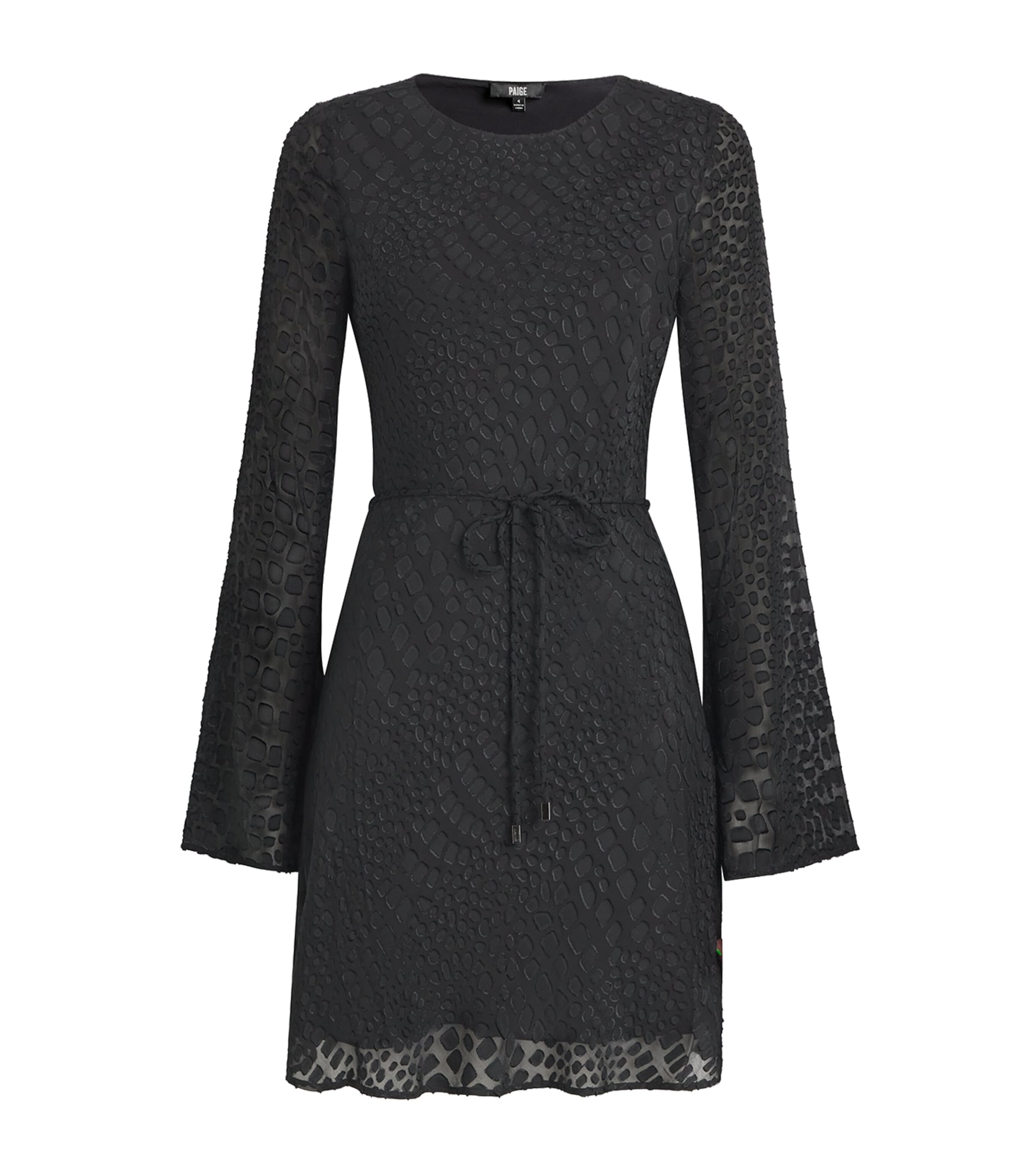 PAIGE SILK-BLEND CARMELYN MINI DRESS