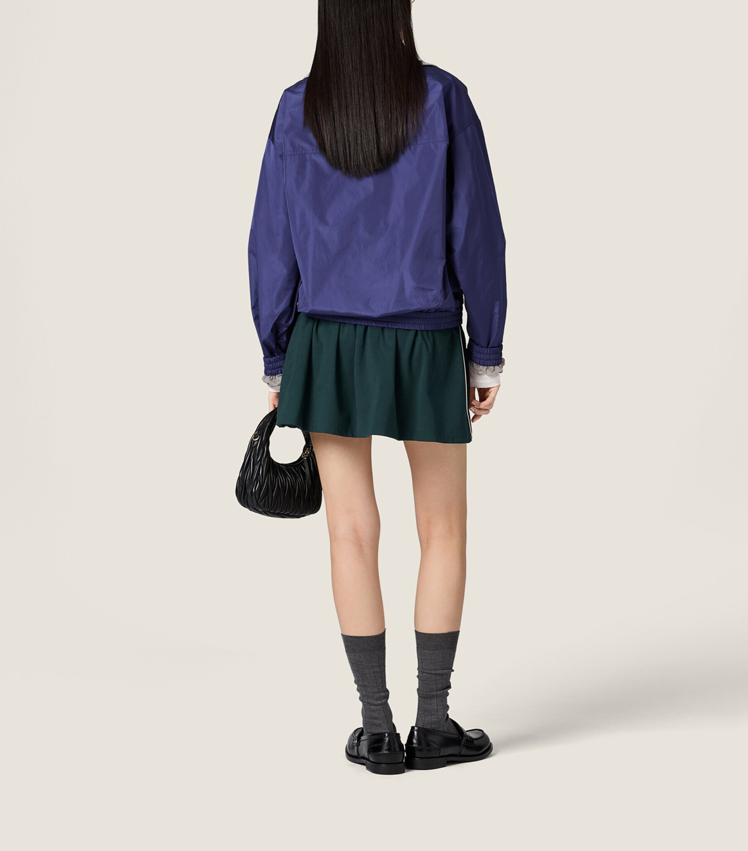 Miu Miu Womens Technical Jacket Blue Image 3