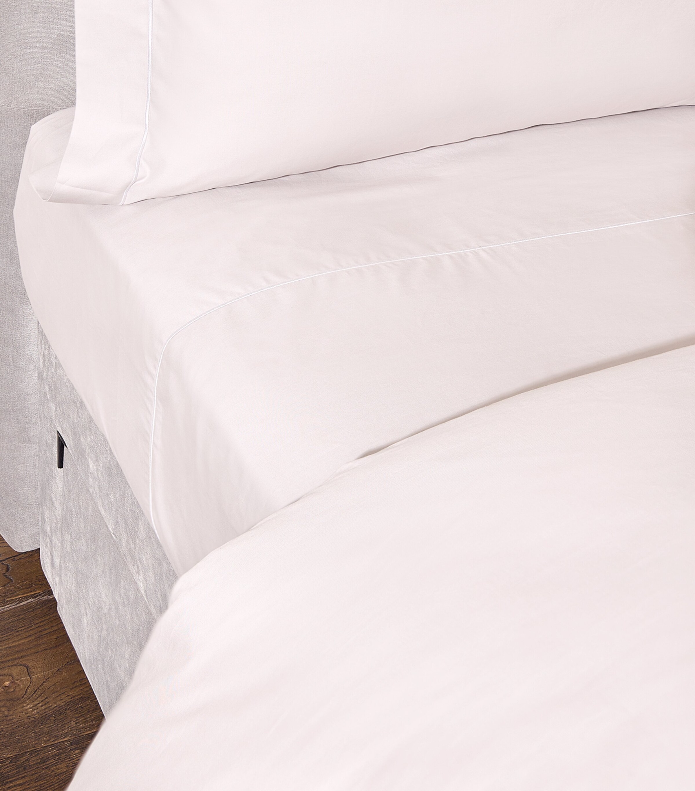 Chester King Pillowcase Pair (50cm x 90cm +5cm) COOL GREY Image 5