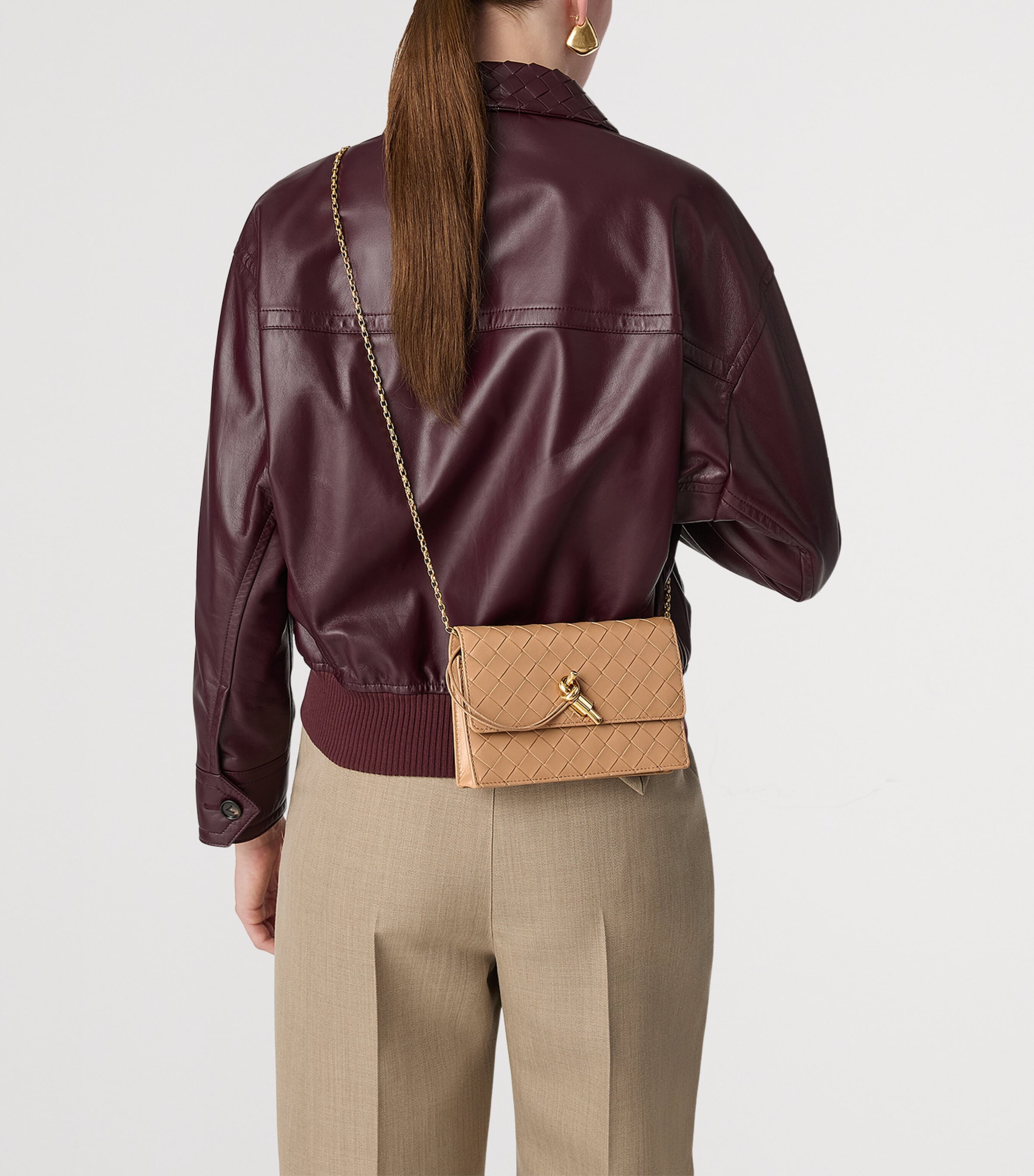 Leather Andiamo Chain Wallet 2788 Image 4